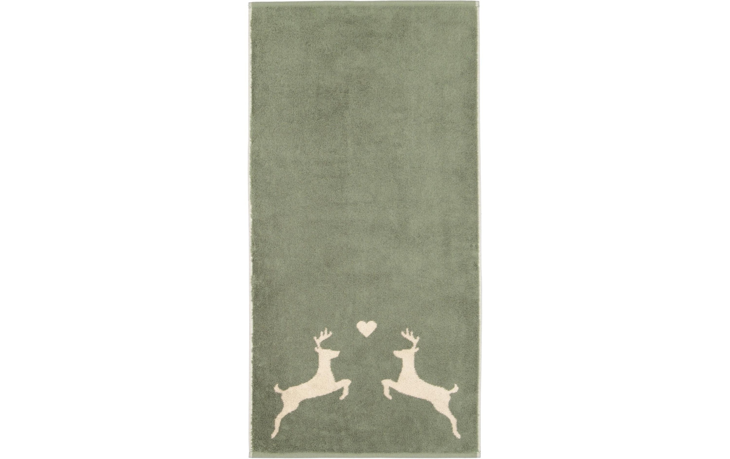Cawö Duschtuch »Alpenchic Edition Hirsch 70 x 140 cm«, (1 St.)