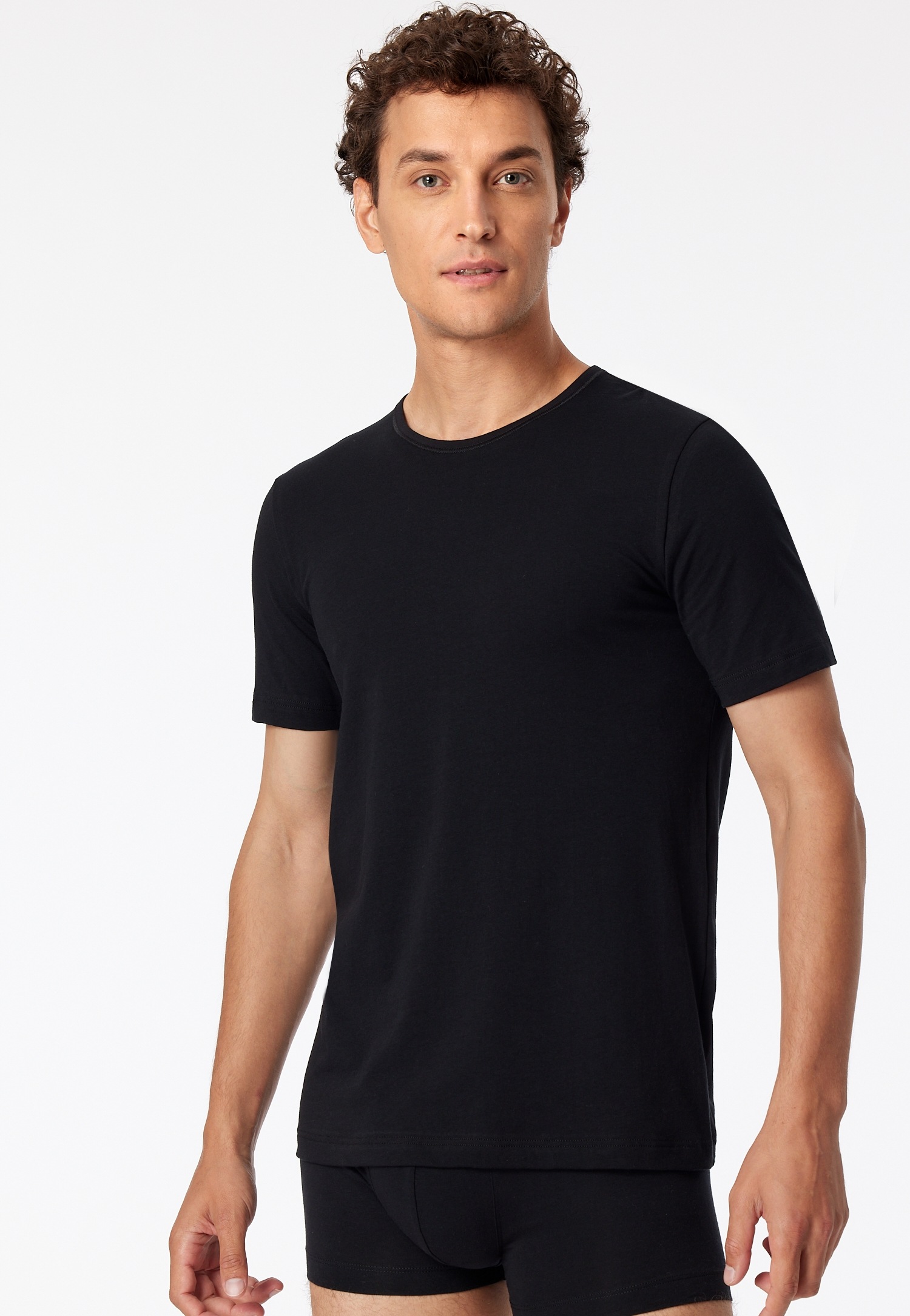 Schiesser T-Shirt »"95/5"«, (2er-Pack), mit rundem Halsausschnitt