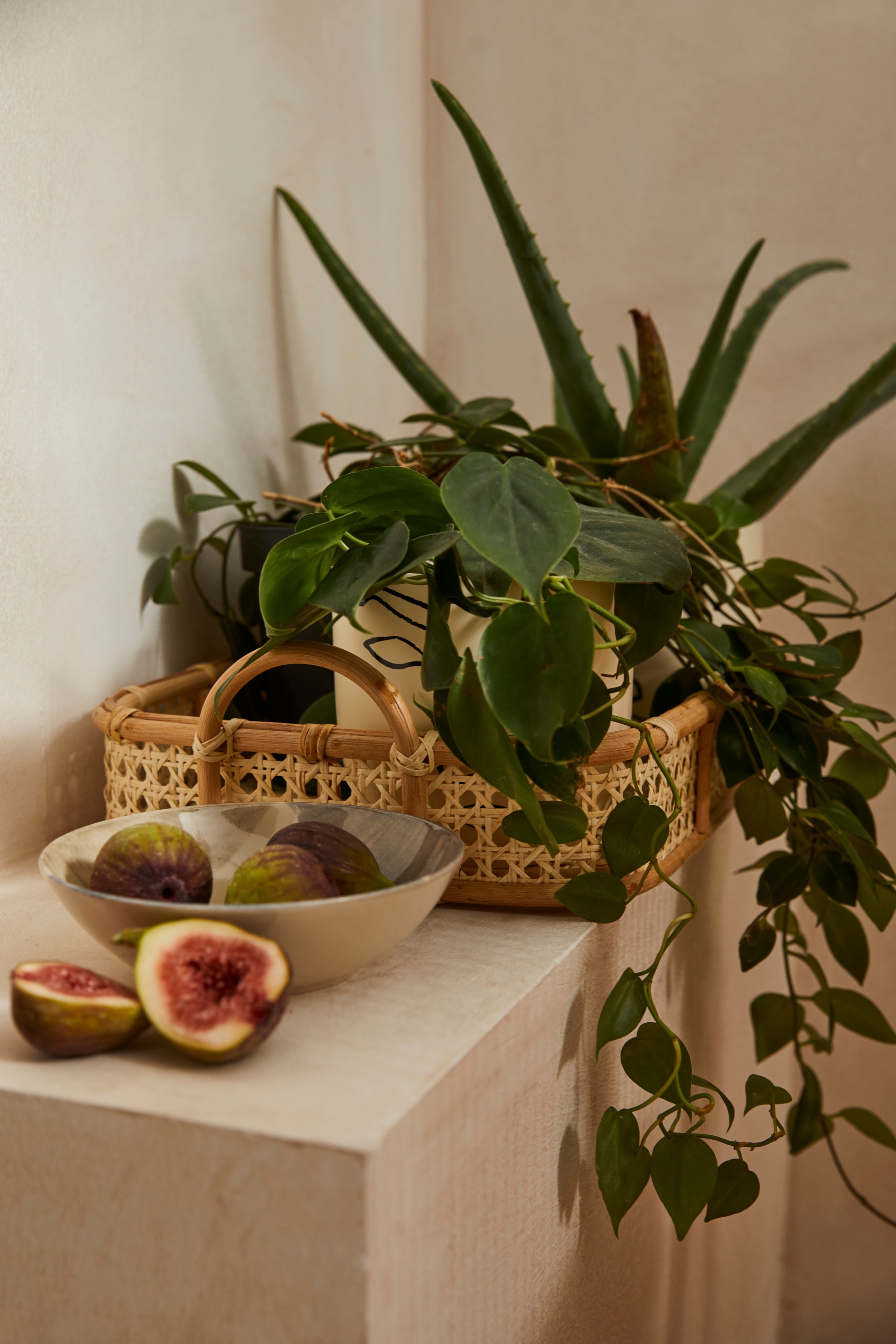 LeGer Home by Lena Gercke Tablett »Maria«, (1 tlg.), Wiener Geflecht