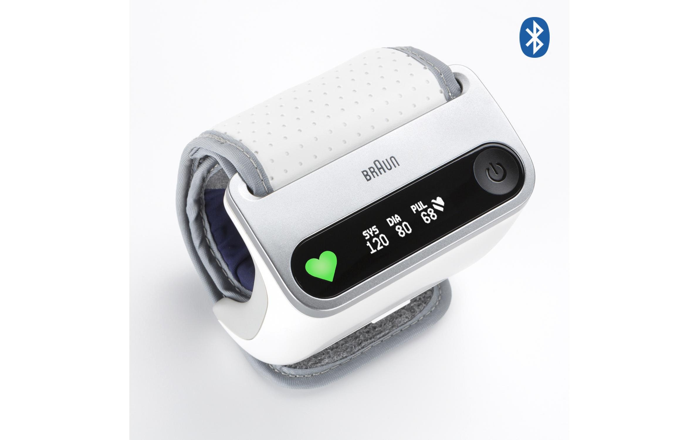Braun Handgelenk-Blutdruckmessgerät »iCheck 7«, Abschaltautomatik, Arrhythmie-Erkennung, Messergebnis-Einstufung