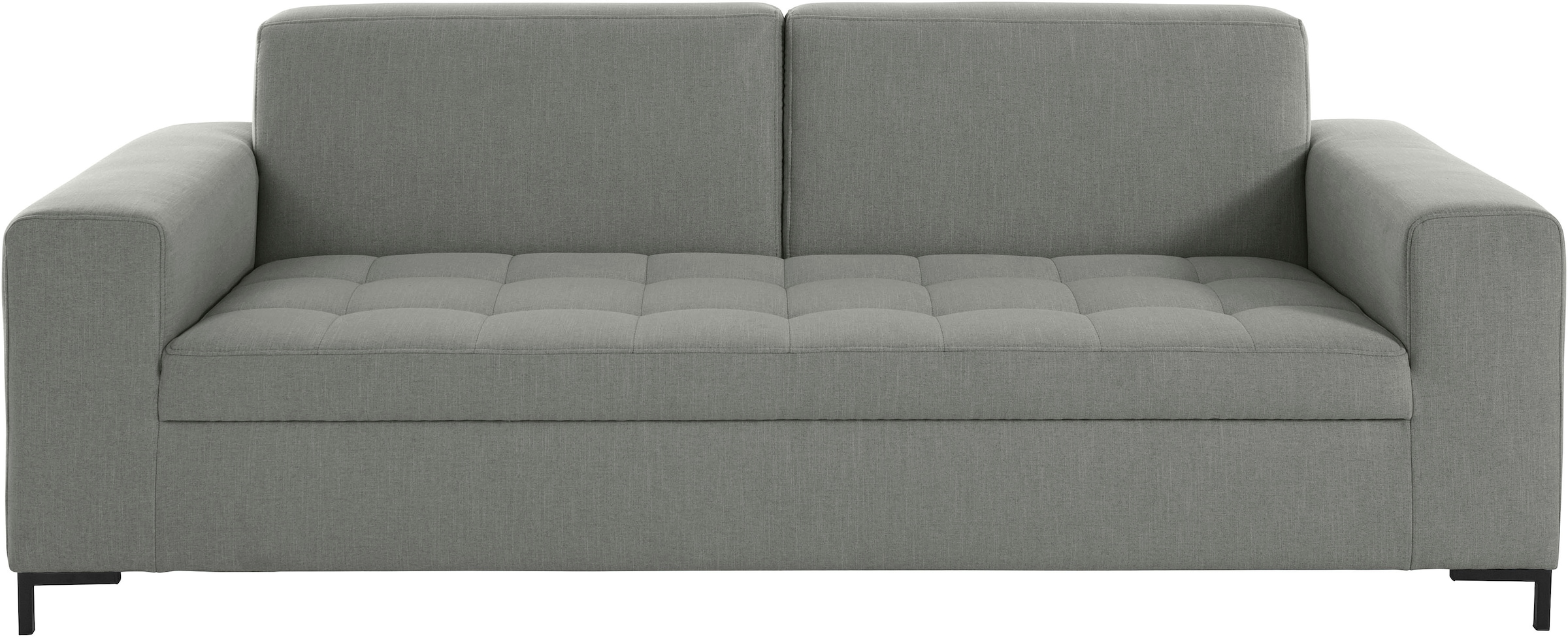 GOODproduct 3-Sitzer »Grazzo, zeitlos und elegant, moderne Sitzheftung«, hochwertige Stoffe aus recyceltem Material, Steppung im Sitzbereich