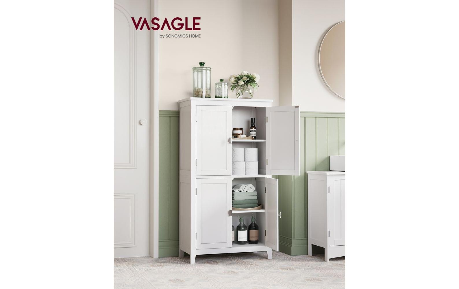 VASAGLE Vitrine »Landhausstil 60 x 110 cm«