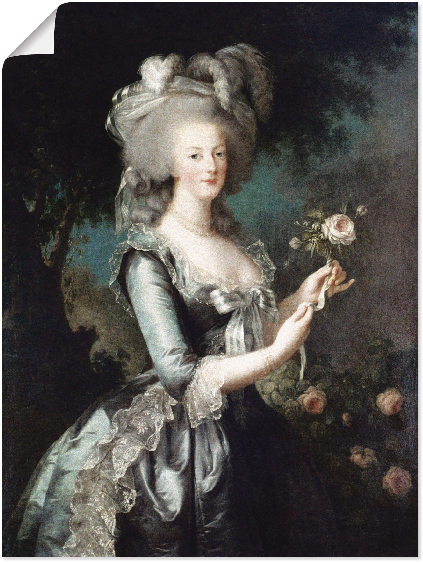 Artland Wandbild »Marie Antoinette, 1783«, Poster in oder versch. shoppen Alubild, als Jelmoli-Versand (1 | Menschen, Leinwandbild, online Wandaufkleber St.), Grössen
