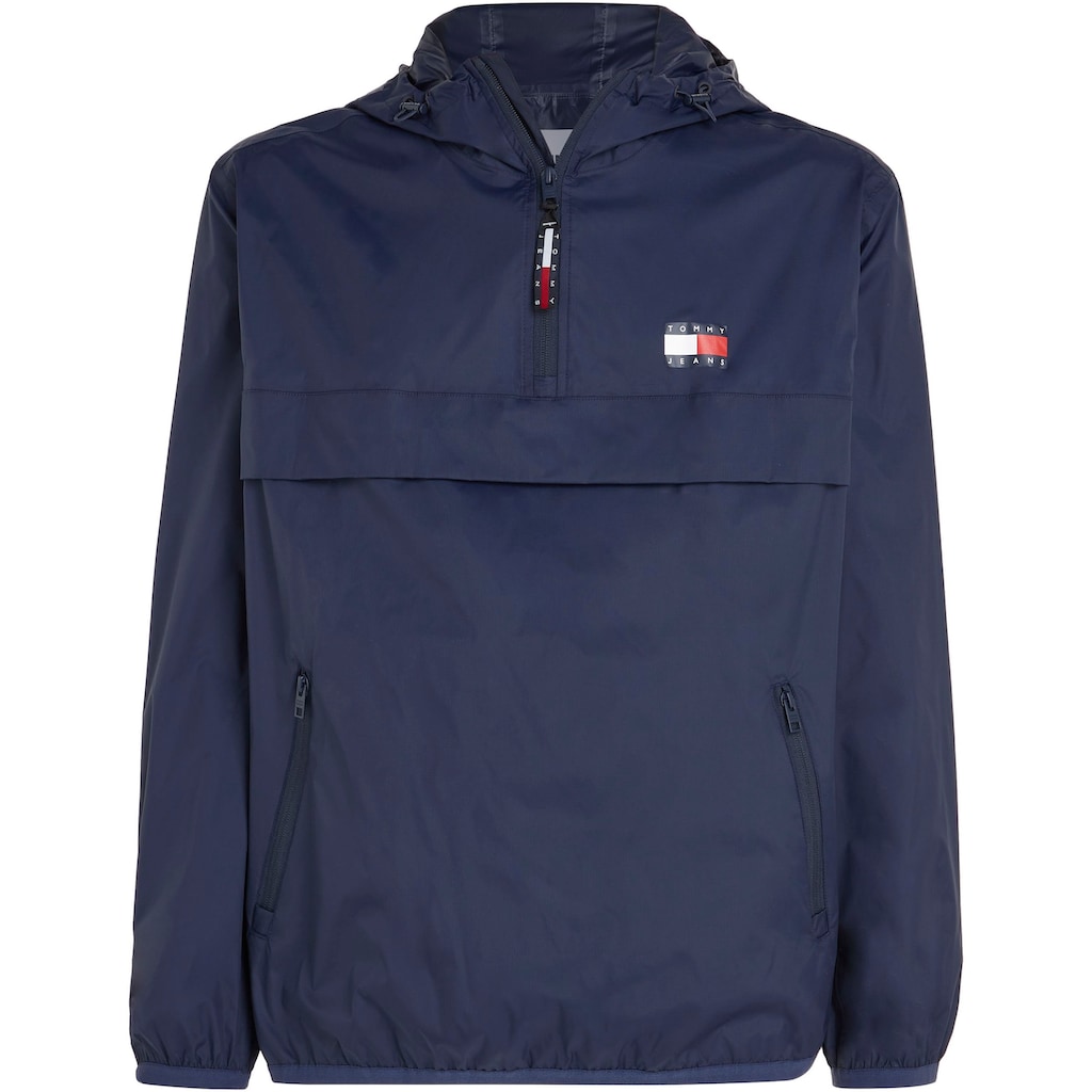 Tommy Jeans Windbreaker »TJM PCKABLE TECH CHICAGO POPOVER«, mit Kapuze, mit kontrastfarbenen Details