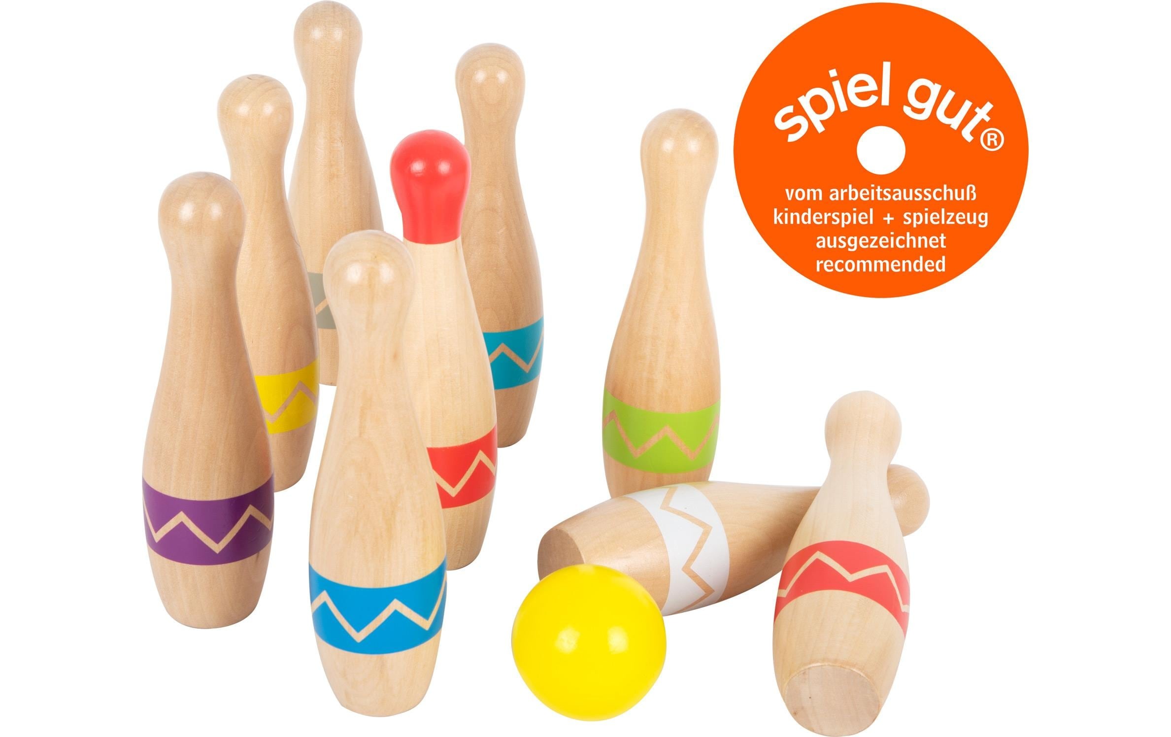 Small Foot Spiel »Kegelspiel Active Active«, Holzart: Schima (China)