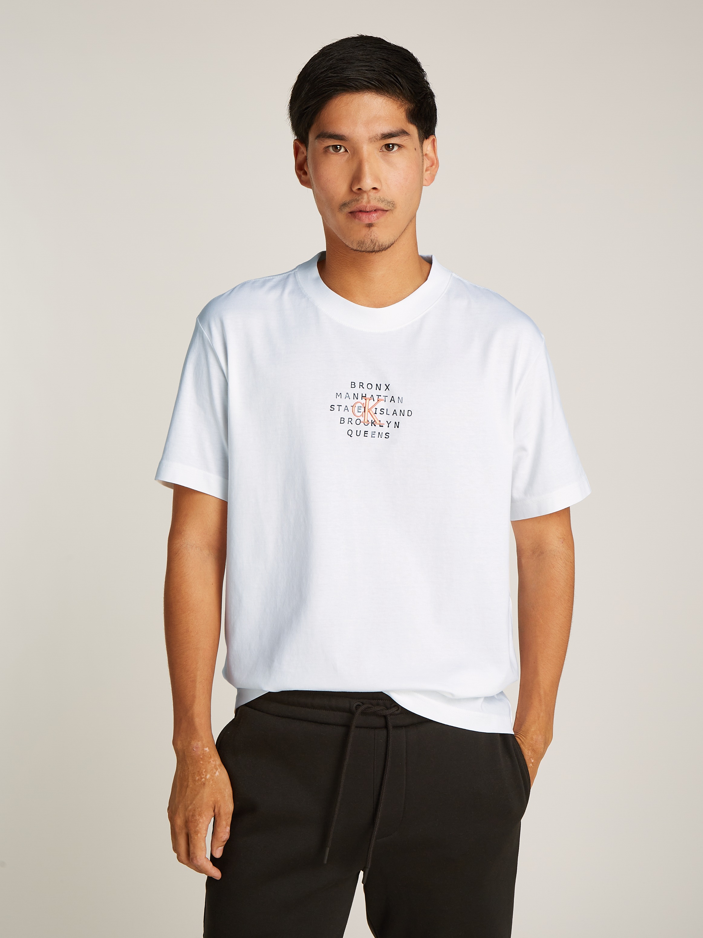 Calvin Klein Jeans T-Shirt »NYC STAMP GRAPHIC« mit Calvin Klein Label