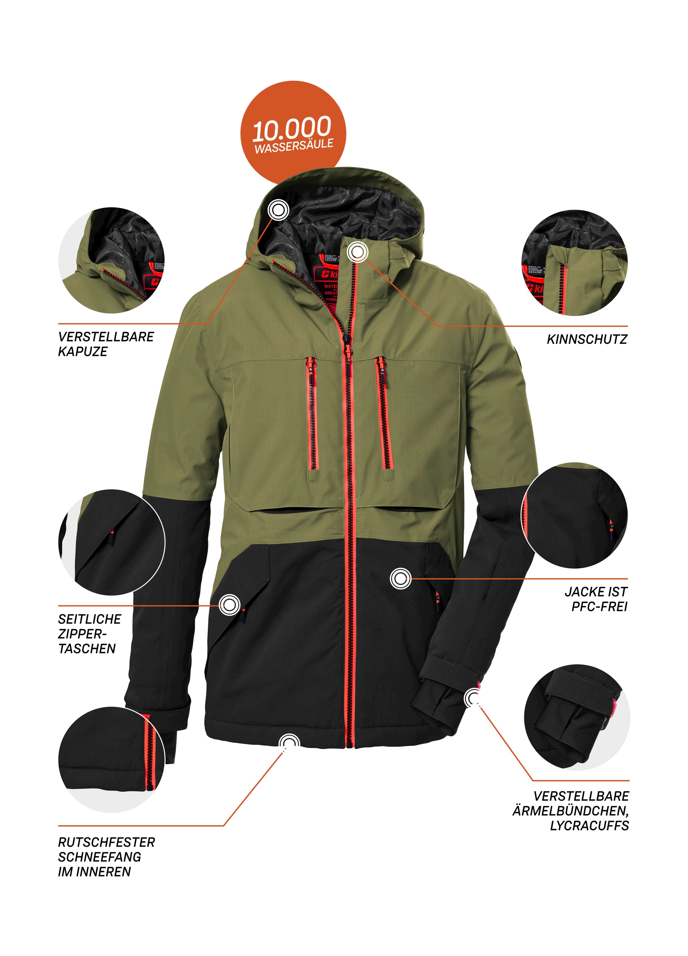 Killtec Skijacke »KSW 127 BYS SKI JCKT«