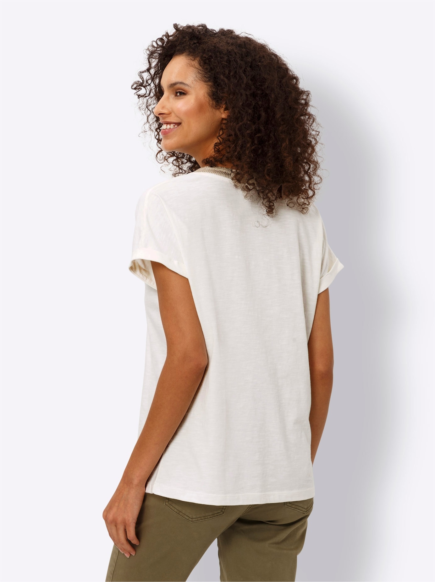 heine V-Shirt »Shirt«, (1 tlg.)