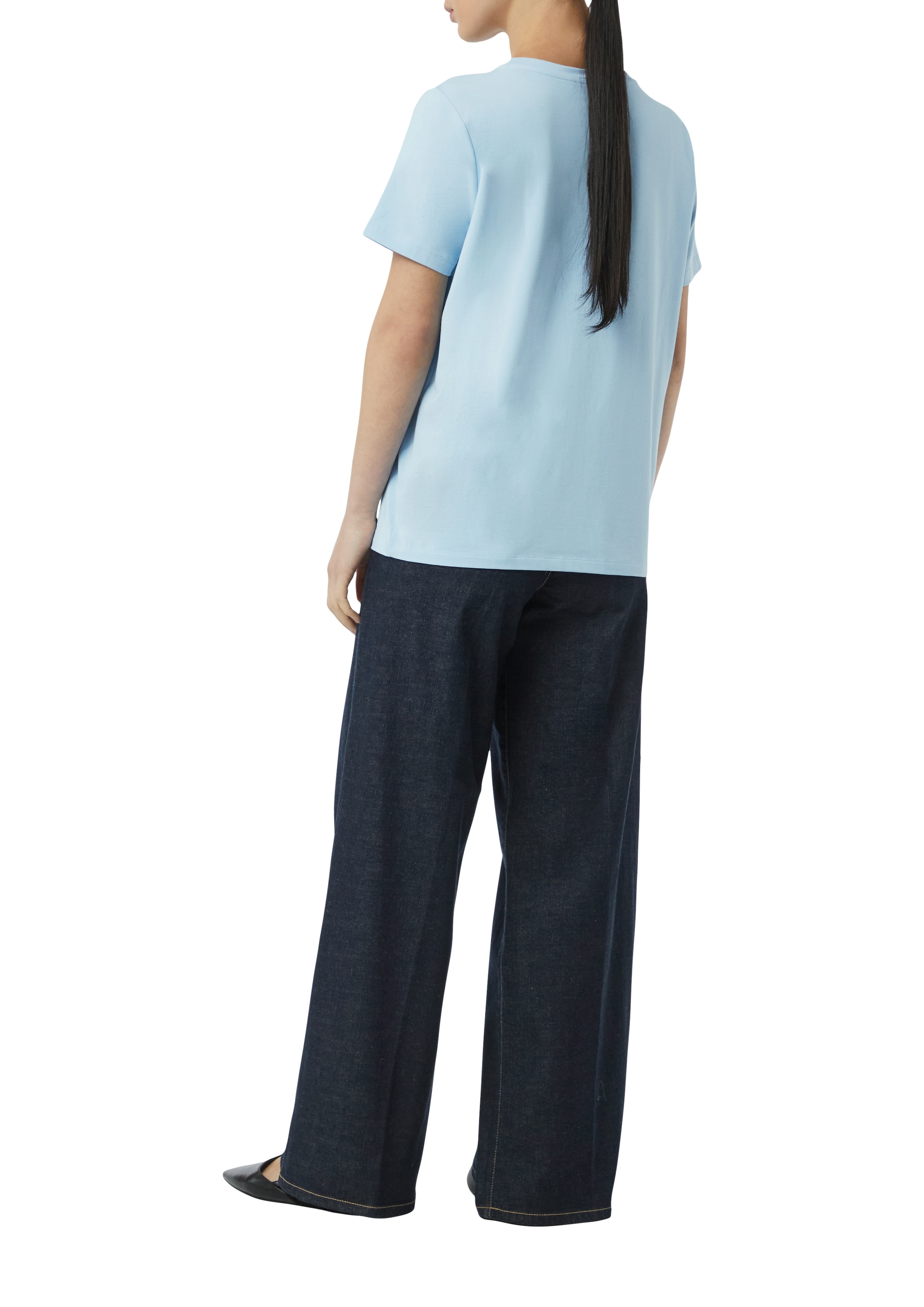 Comma T-Shirt, mit Statement-Print