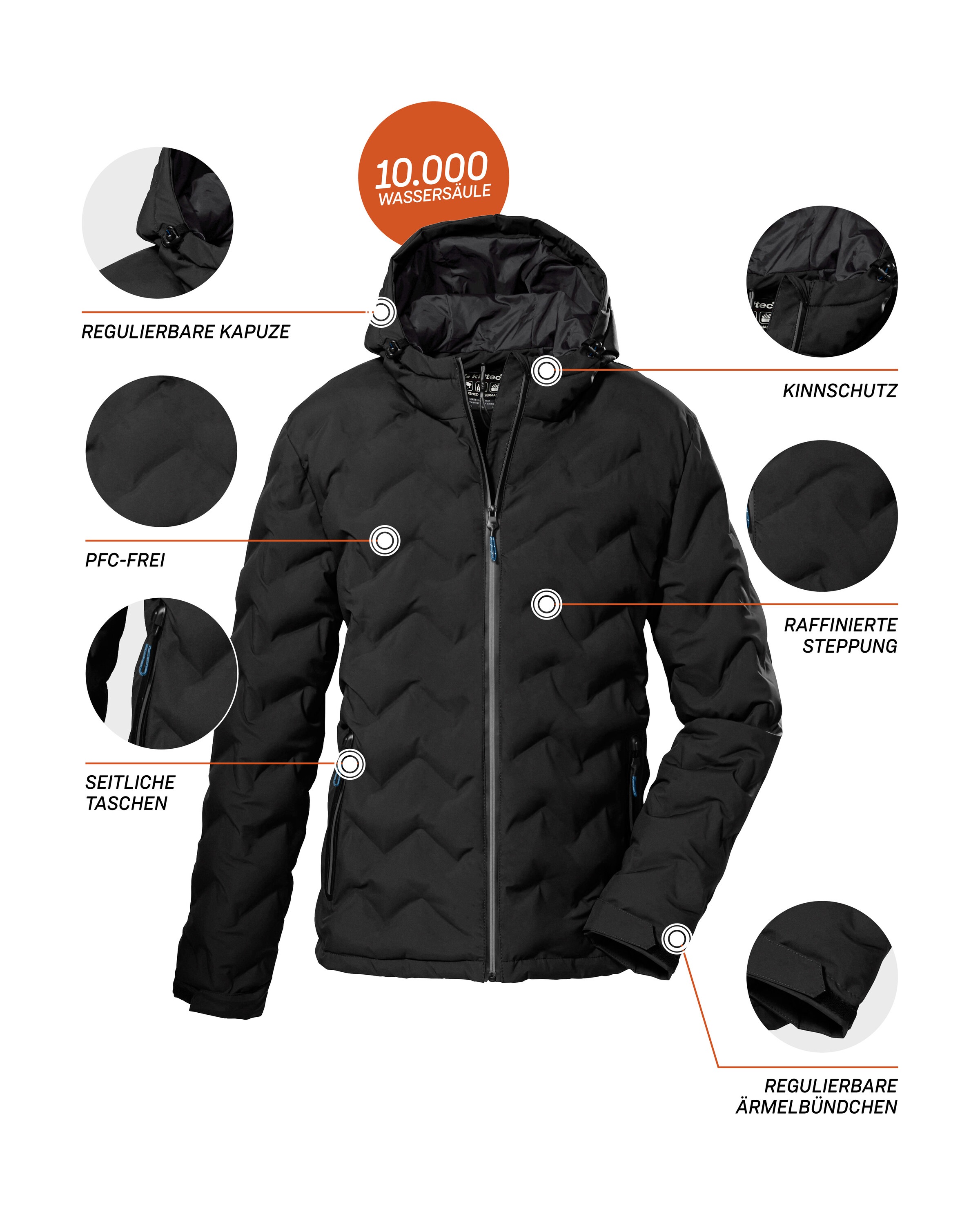 Killtec Steppjacke »KOW 119 MN QLTD JCKT«