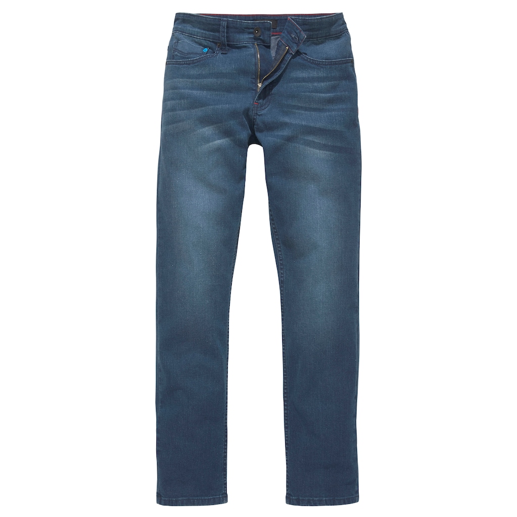 H.I.S Slim-fit-Jeans »FLUSH«, Ökologische, wassersparende Produktion durch Ozon Wash