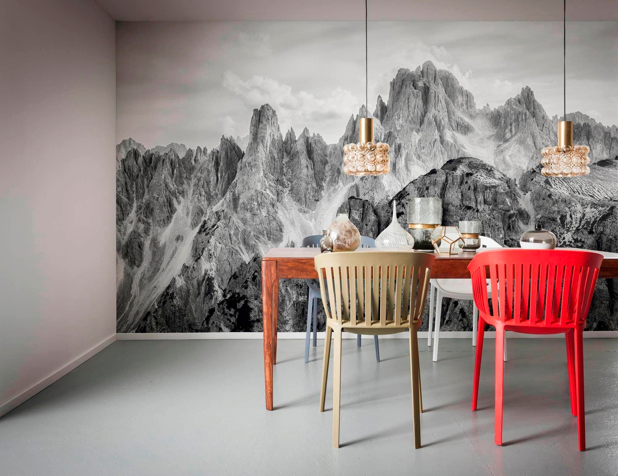 Komar Vliestapete »Digitaldruck Vlies - Peaks - Grösse 400 x 250 cm«, bedruckt, Wohnzimmer, Schlafzimmer