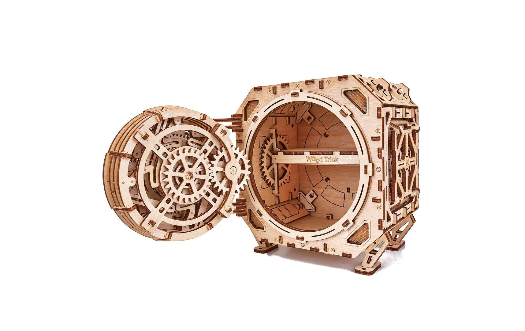 Spielbausteine »WoodTrick Mechanischer Safe«, (259 St.)