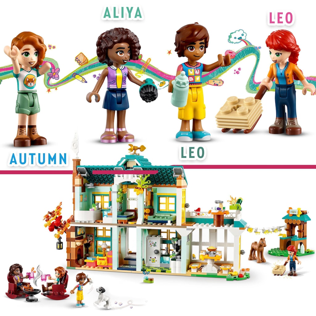 LEGO® Konstruktionsspielsteine »Autumns Haus (41730), LEGO® Friends«, (853 St.)