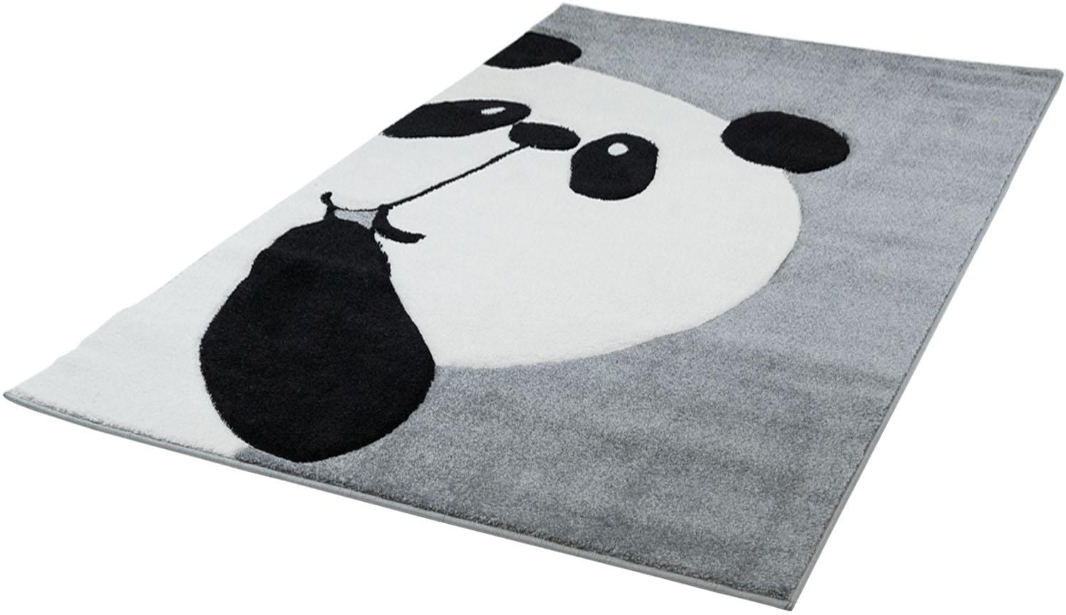 Carpet City Kinderteppich »Bueno Kids 1389«, rechteckig, Spielteppich, Panda-Bär, 3D-Effekt, Weicher Flor, Pflegeleicht