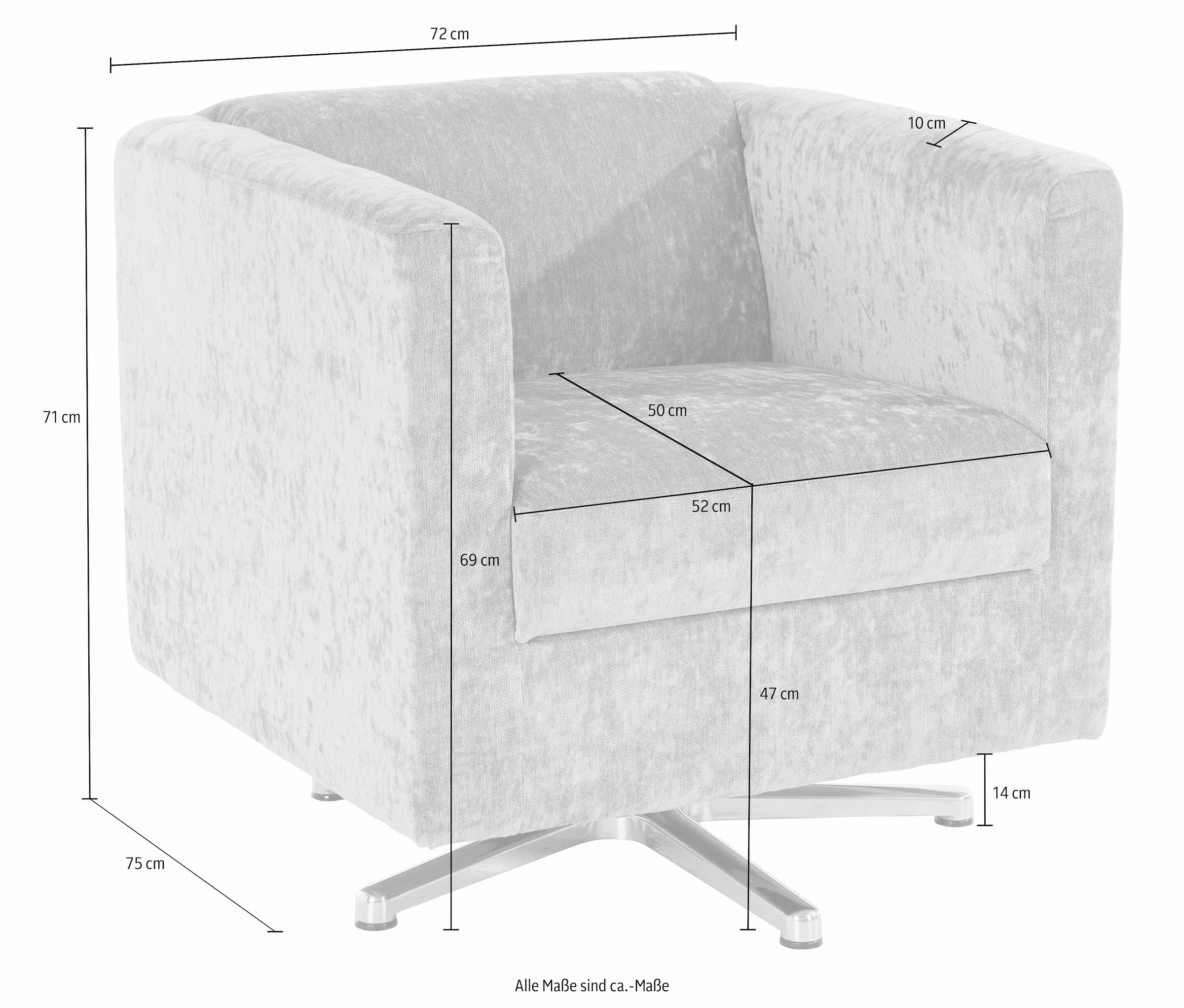 INOSIGN Sessel »Bob Drehsessel«, drehbar mit Sternfuss