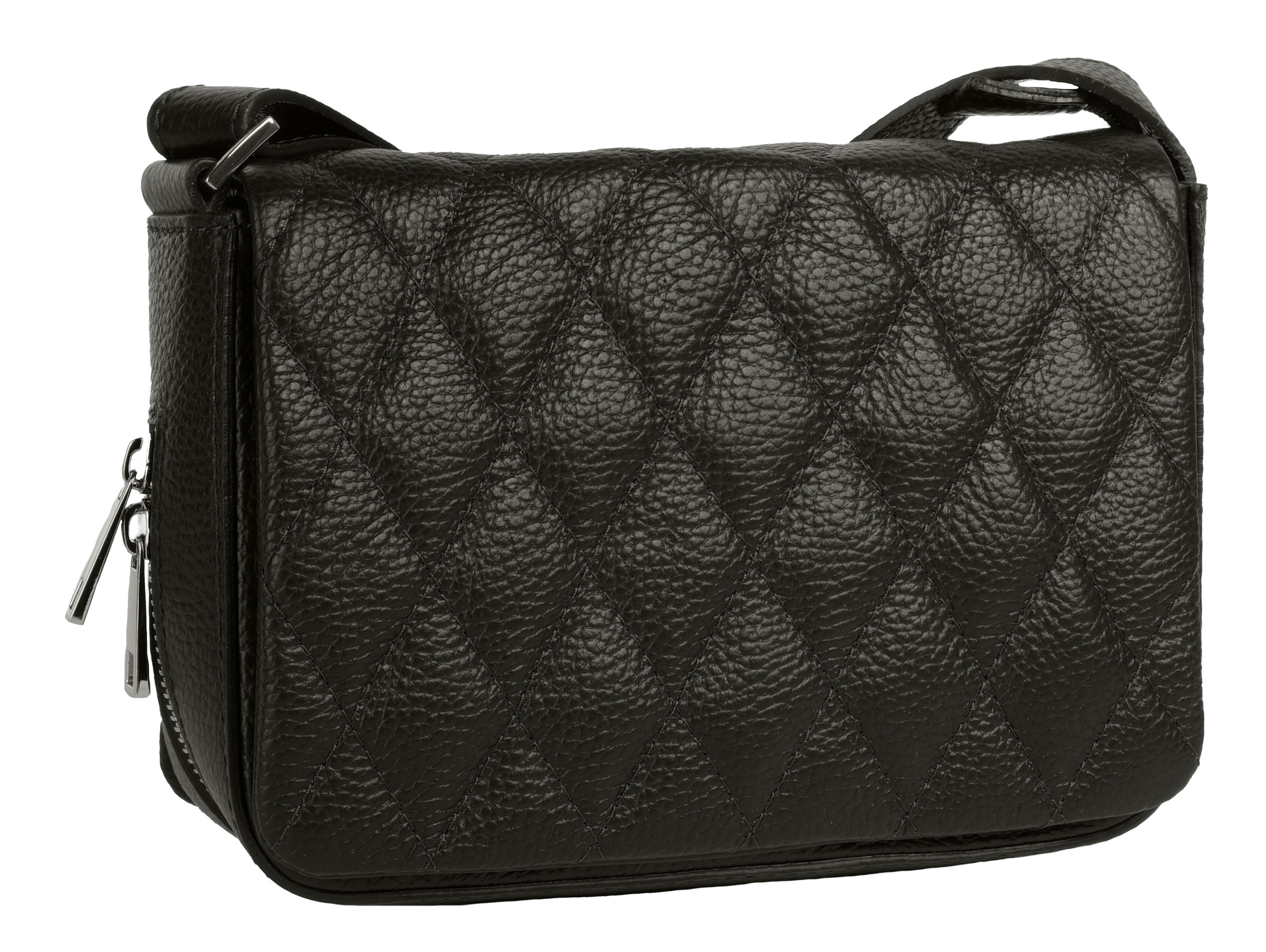 Cluty Henkeltasche, echt Leder, Made in Italy