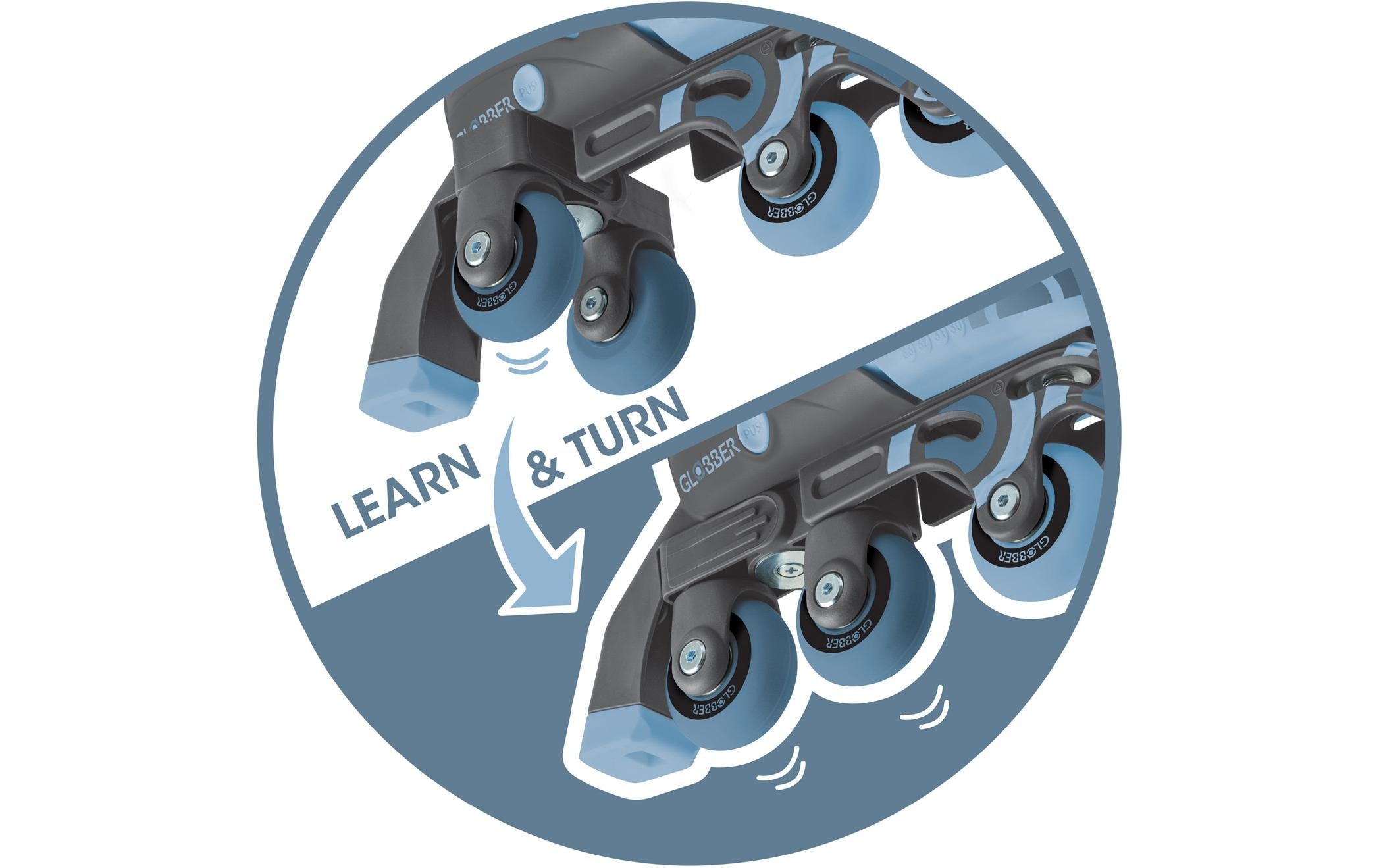 Globber Inlineskates »2 in 1 Gr. 30-33«