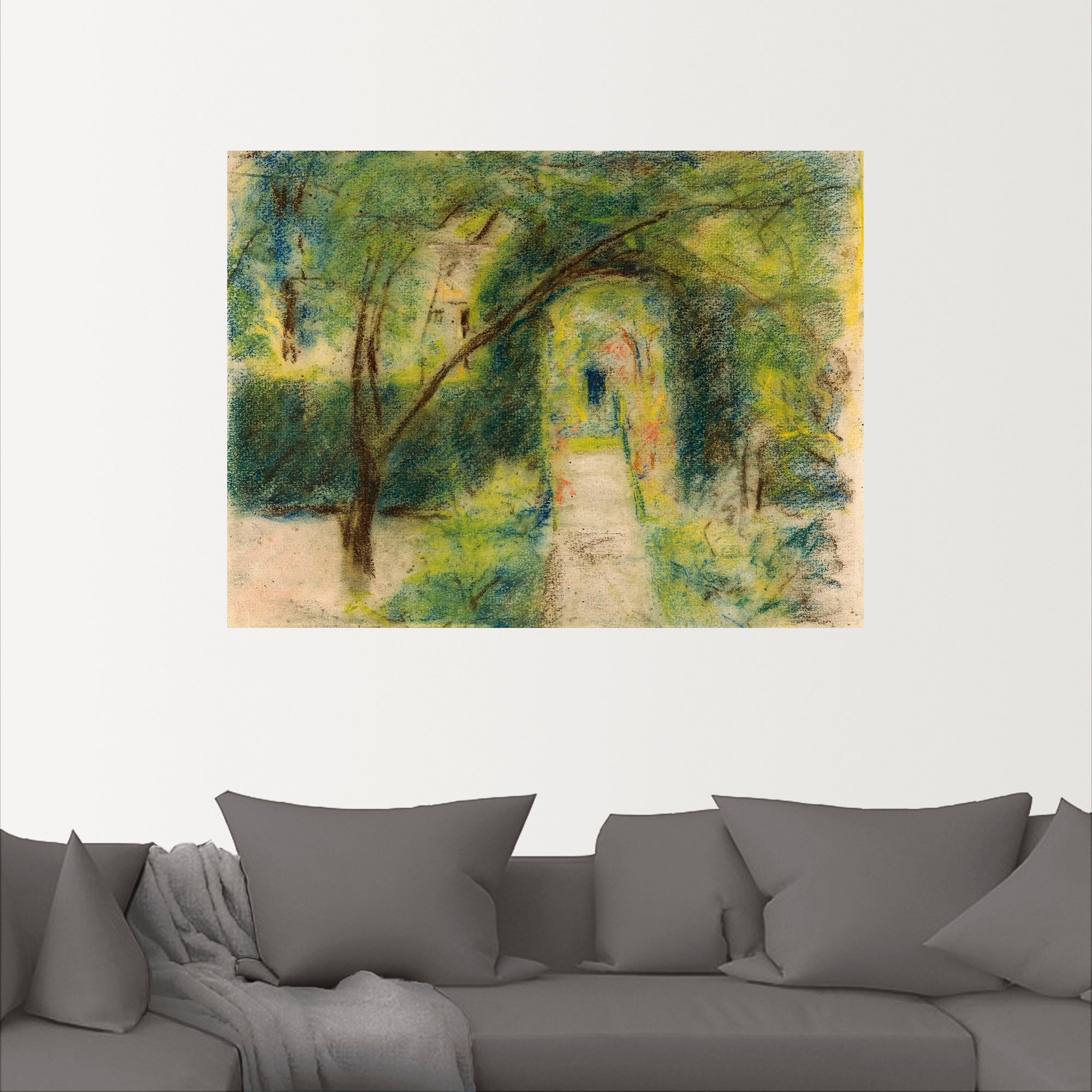 Artland Wandbild »Garten am Wannsee.«, Gartenbilder, (1 St.), als Alubild, Leinwandbild, Wandaufkleber oder Poster in versch. Grössen