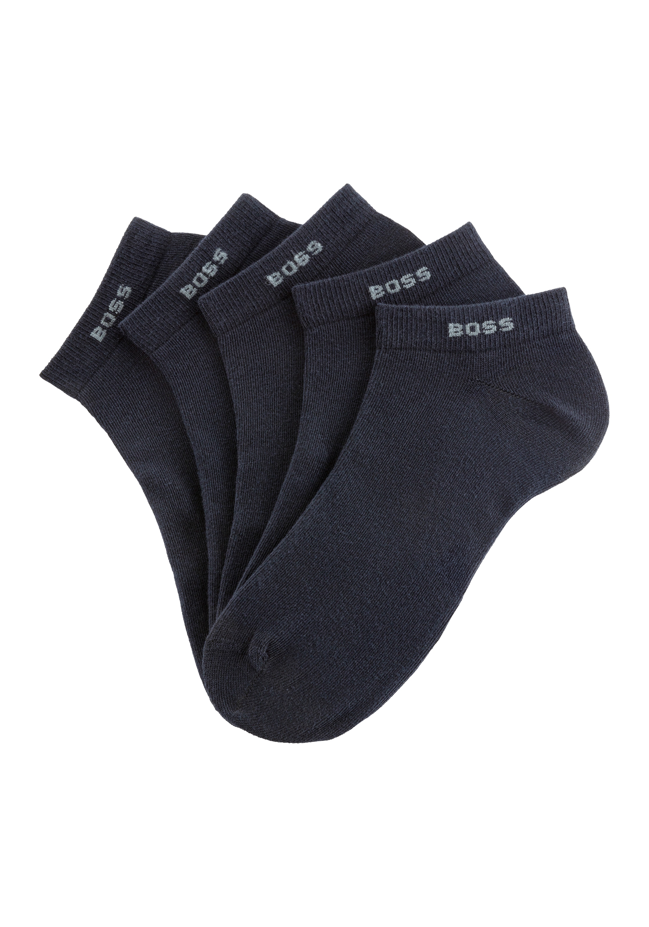 BOSS Sneakersocken »5P AS Uni CC«, (Packung, 5 Paar), mit BOSS Label