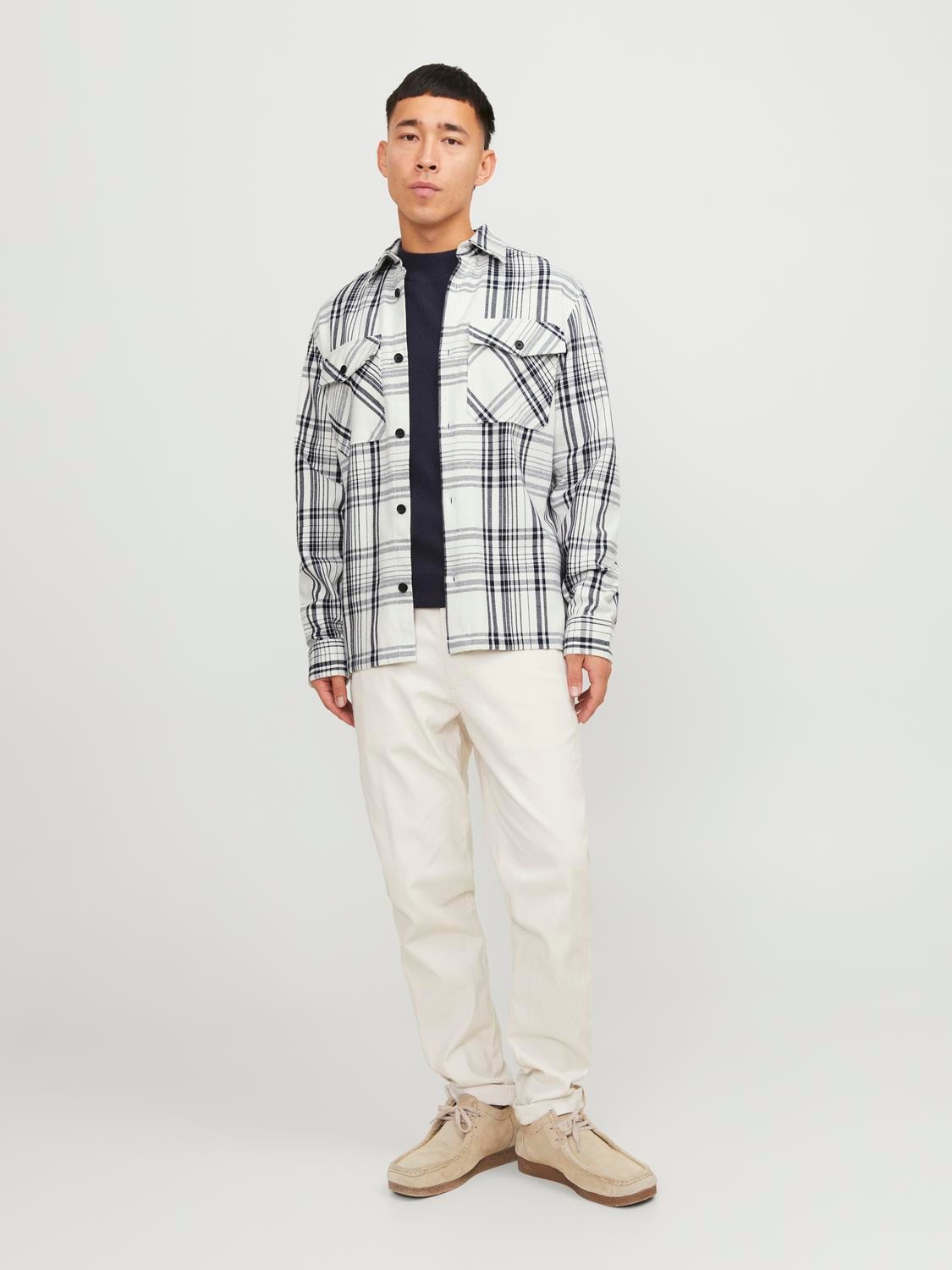 Jack & Jones Langarmhemd »JPRCCROY SPRING CHECK OVERSHIRT L/S SN«