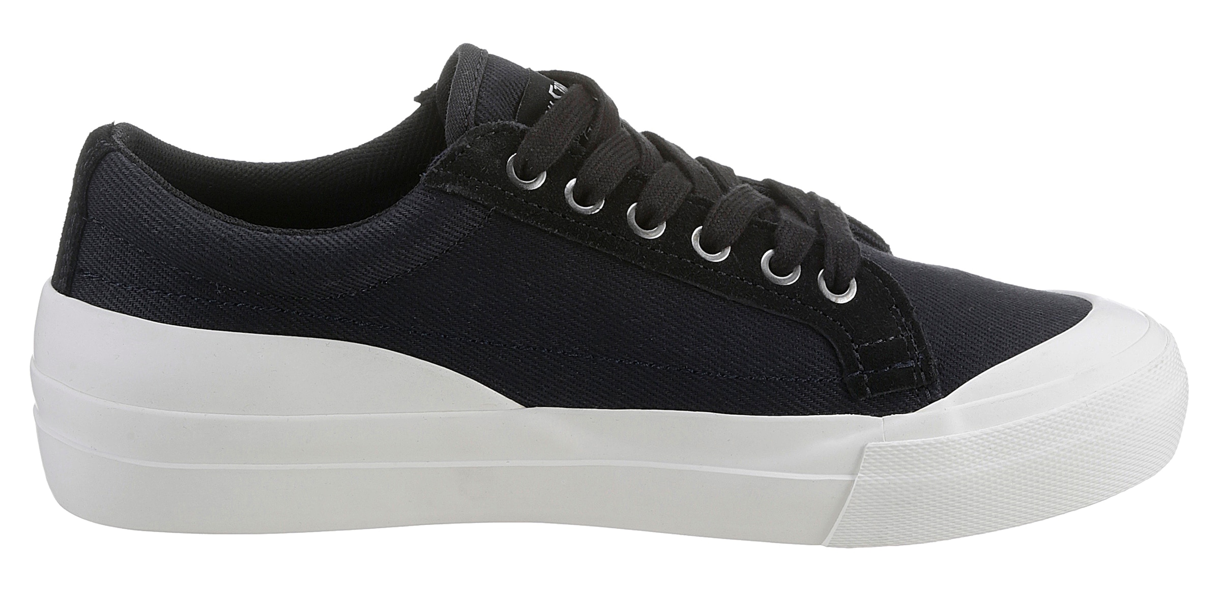 Levi's® Plateausneaker »LS1 LOW S«, mit Kontrast-Ziernähte, Freizeitschuh, Halbschuh, Schnürschuh