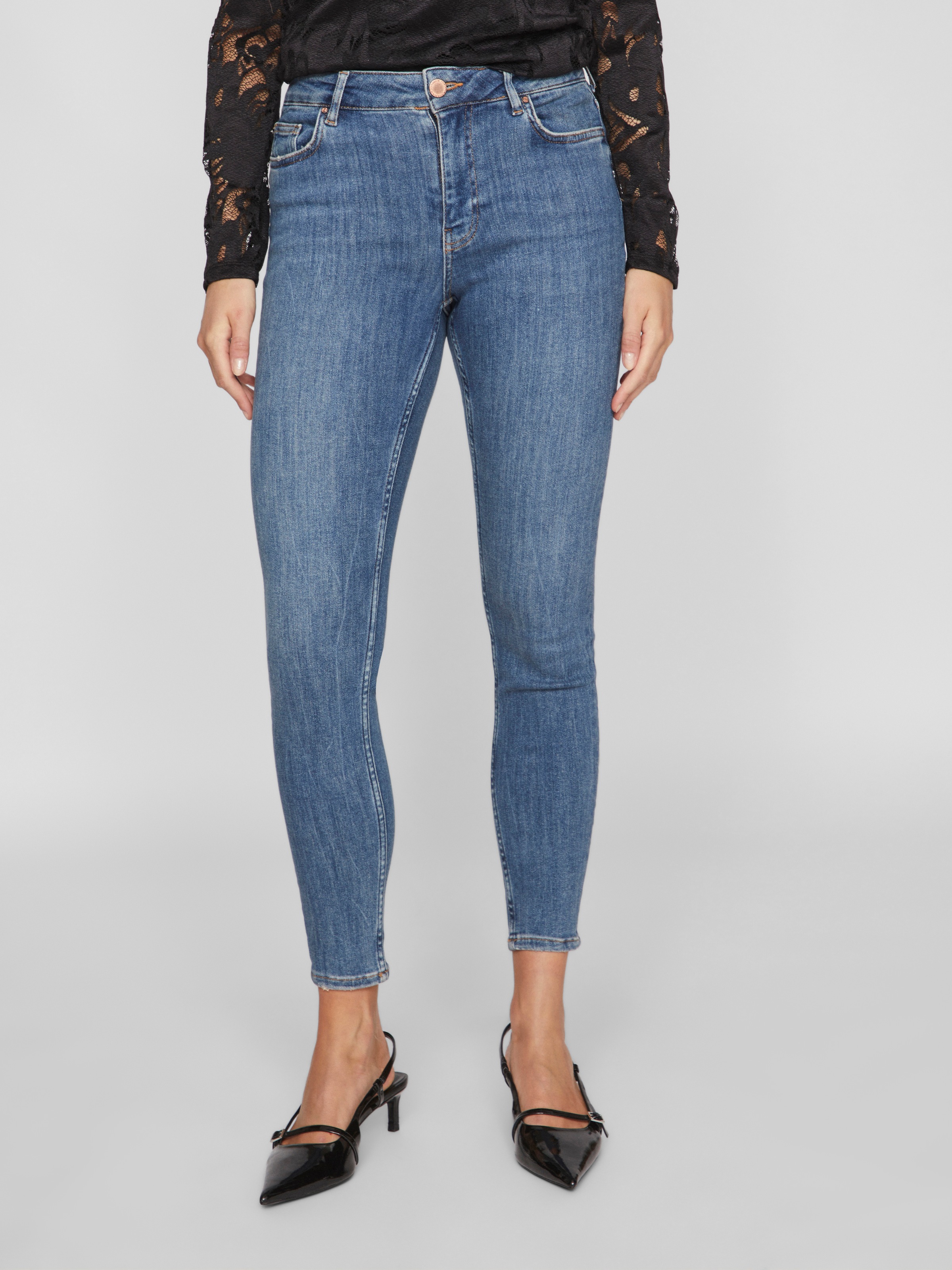 Skinny-fit-Jeans »VISARAH WU02 RW SKINNY JEANS - NOOS«