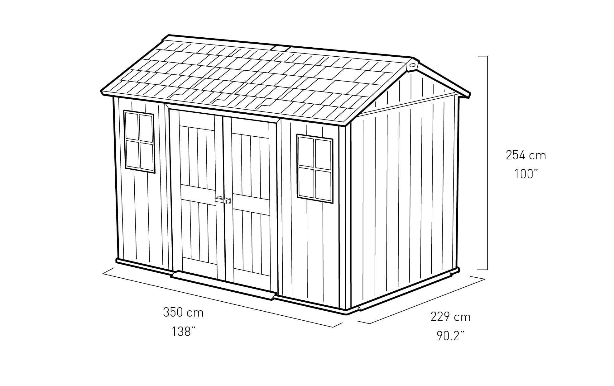 Keter Gartenhaus »Oakland 1175SD«