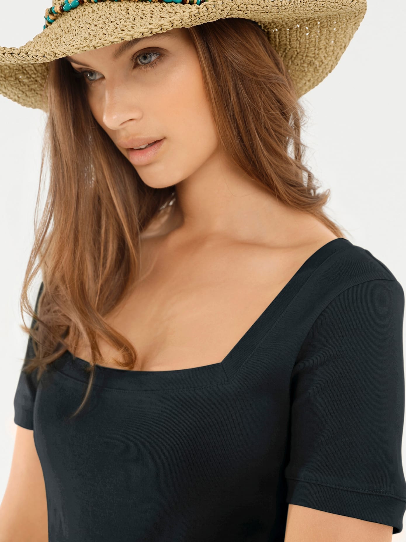 heine Kurzarmshirt »Carré-Shirt«, (1 tlg.)