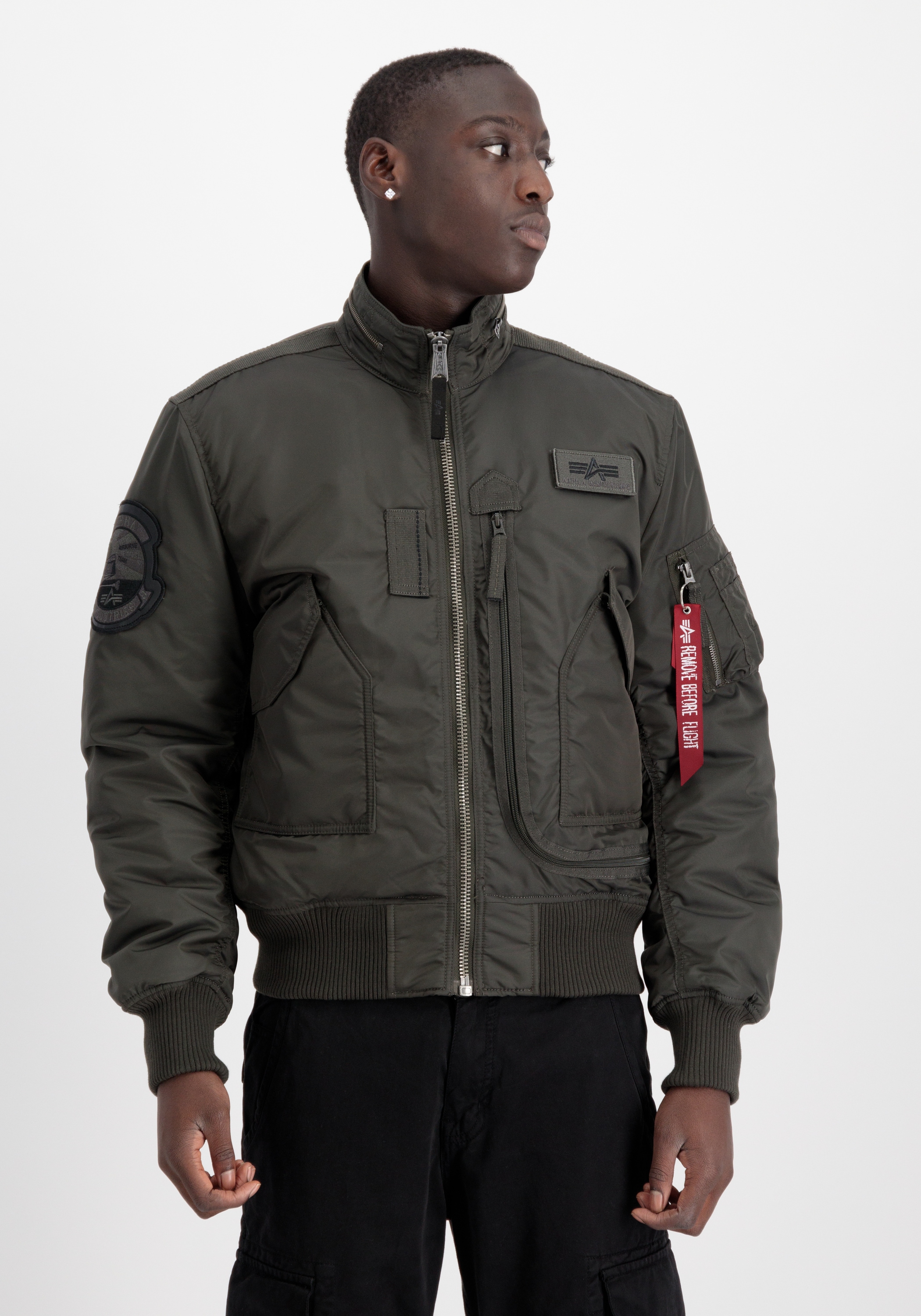 Alpha industries engine bomber jacket best sale