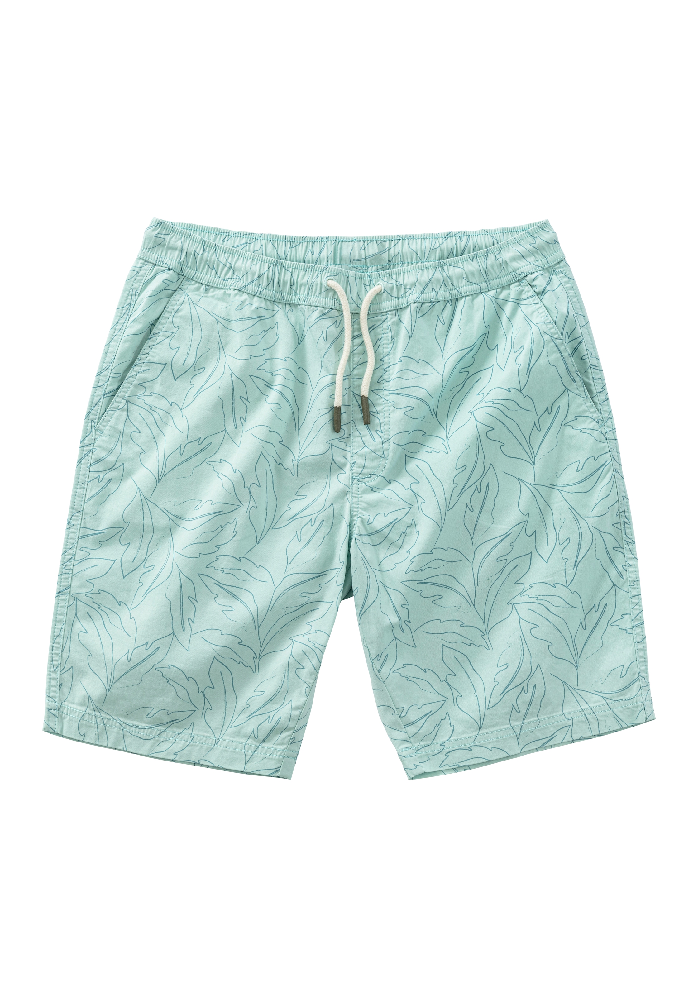 John Devin Shorts »Bermuda«, kurze Hose aus elastischer, gewebter Baumwollqualität
