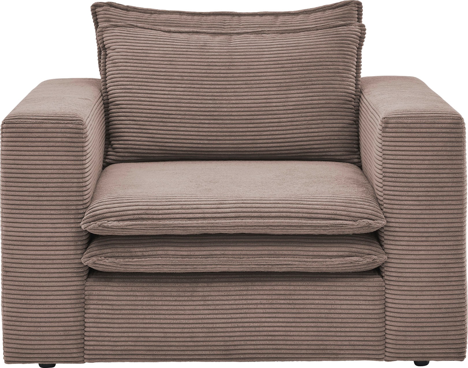 Places of Style Sessel »PIAGGE«, Hochwertiger Cord- passend zur Serie PIAGGE