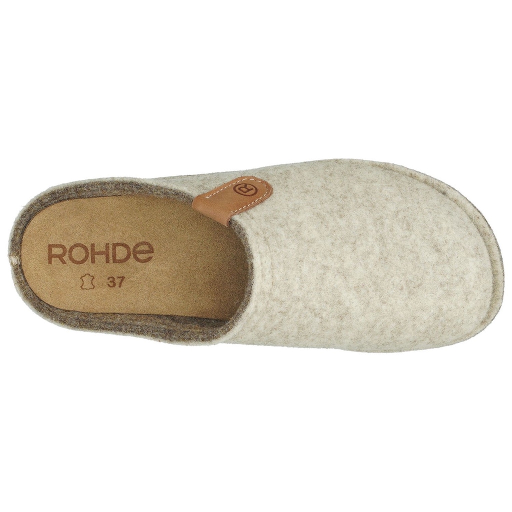 Rohde Pantoffel »LUCCA«, in melierter Optik