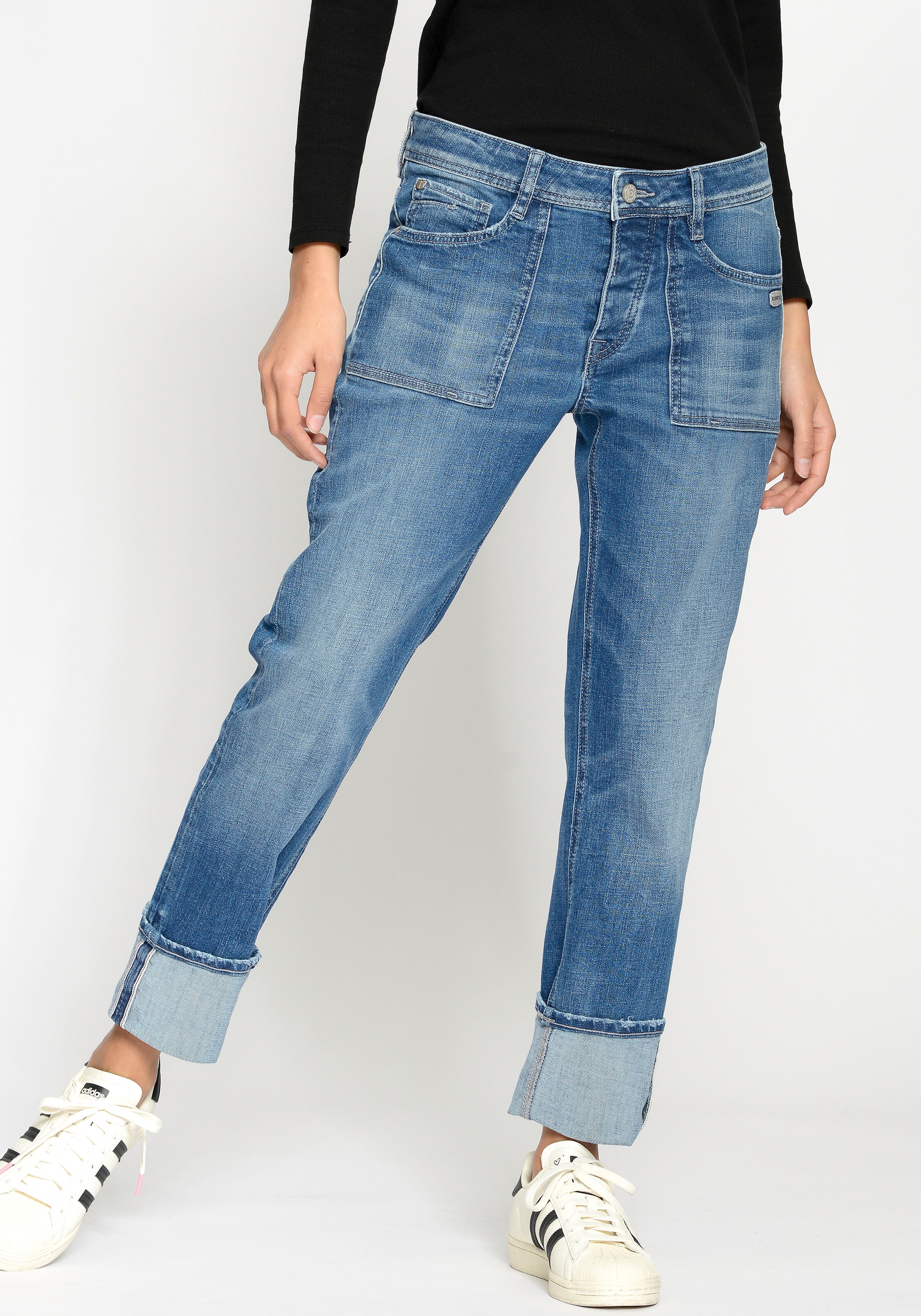 GANG Boyfriend-Jeans »94NICA WORKER« cooler, androgyner Look