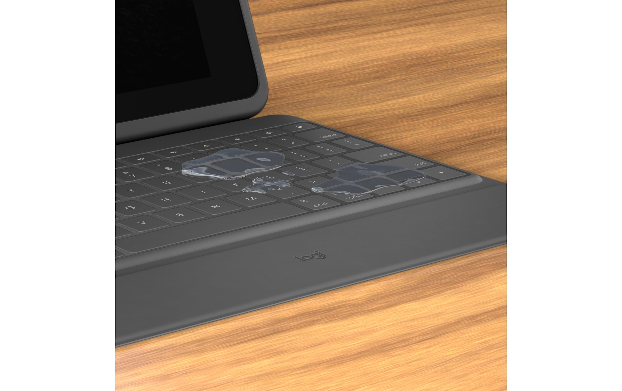 Logitech Tablet-Tastatur »Rugged Folio iPad 10,2" (7, Gen,)«, (Ziffernblock)