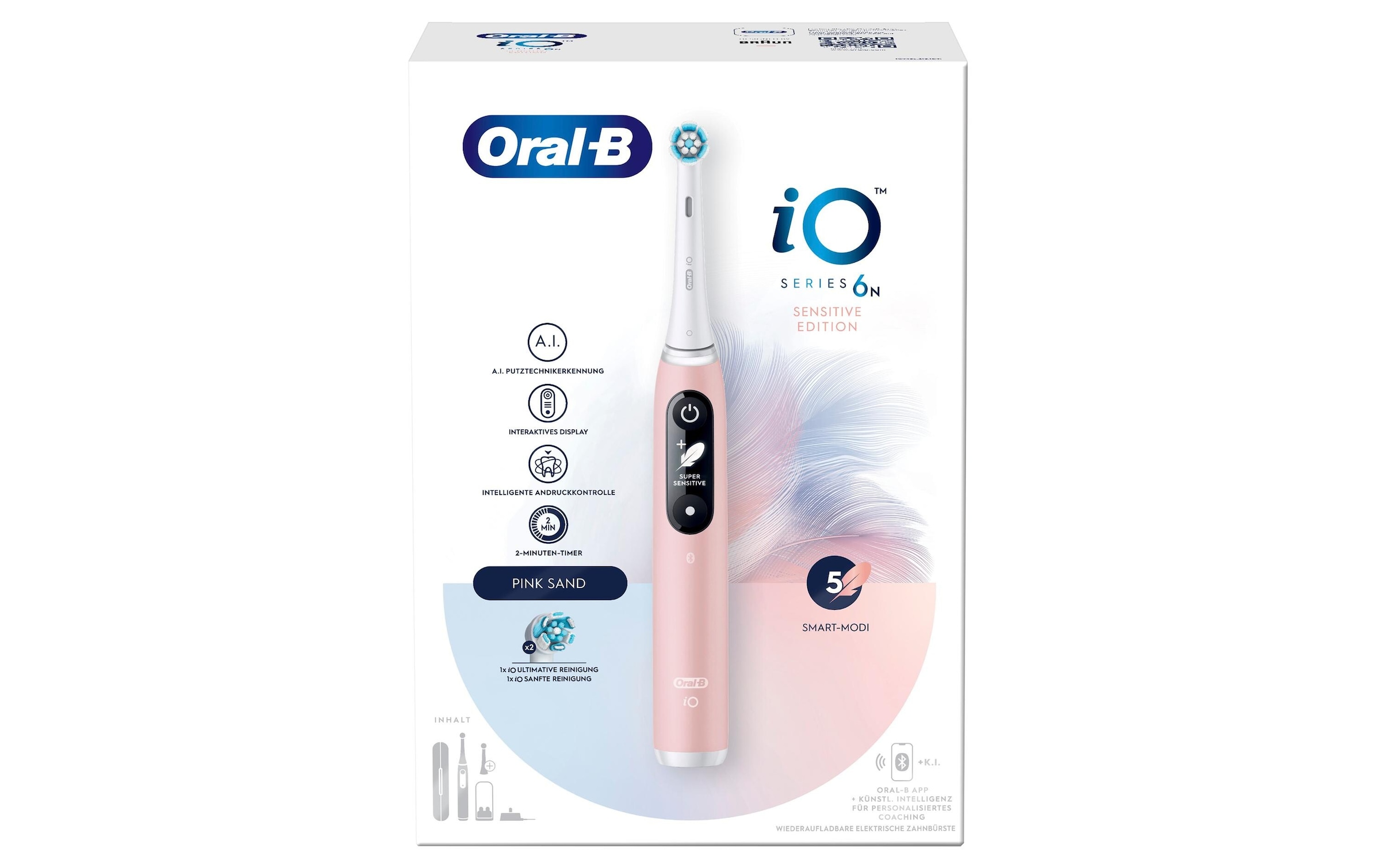 Oral-B Elektrische Zahnbürste »iO Series 6 Pink Sand«