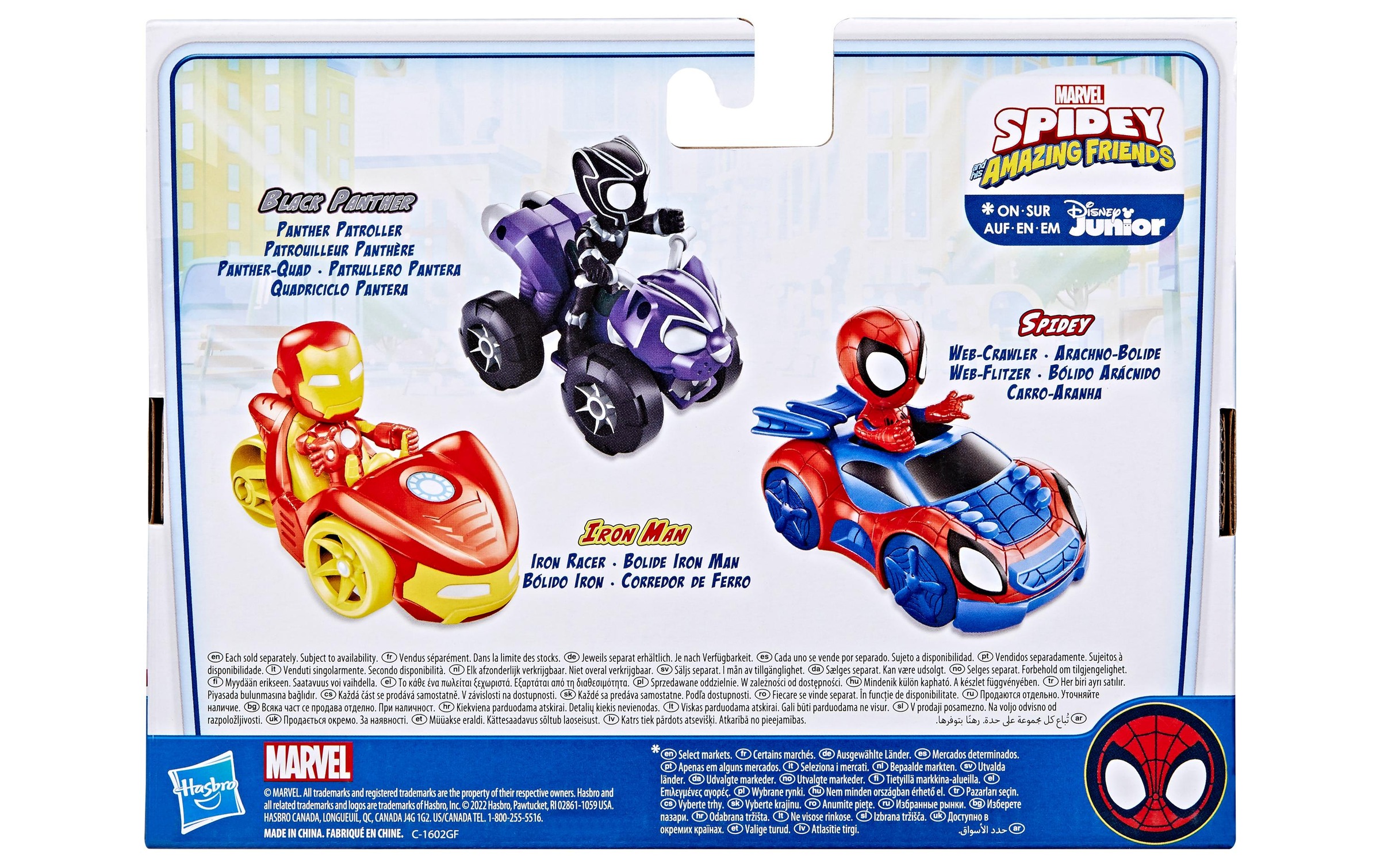 MARVEL Actionfigur »Marvel Spideys Black Panther Panther-Quad«