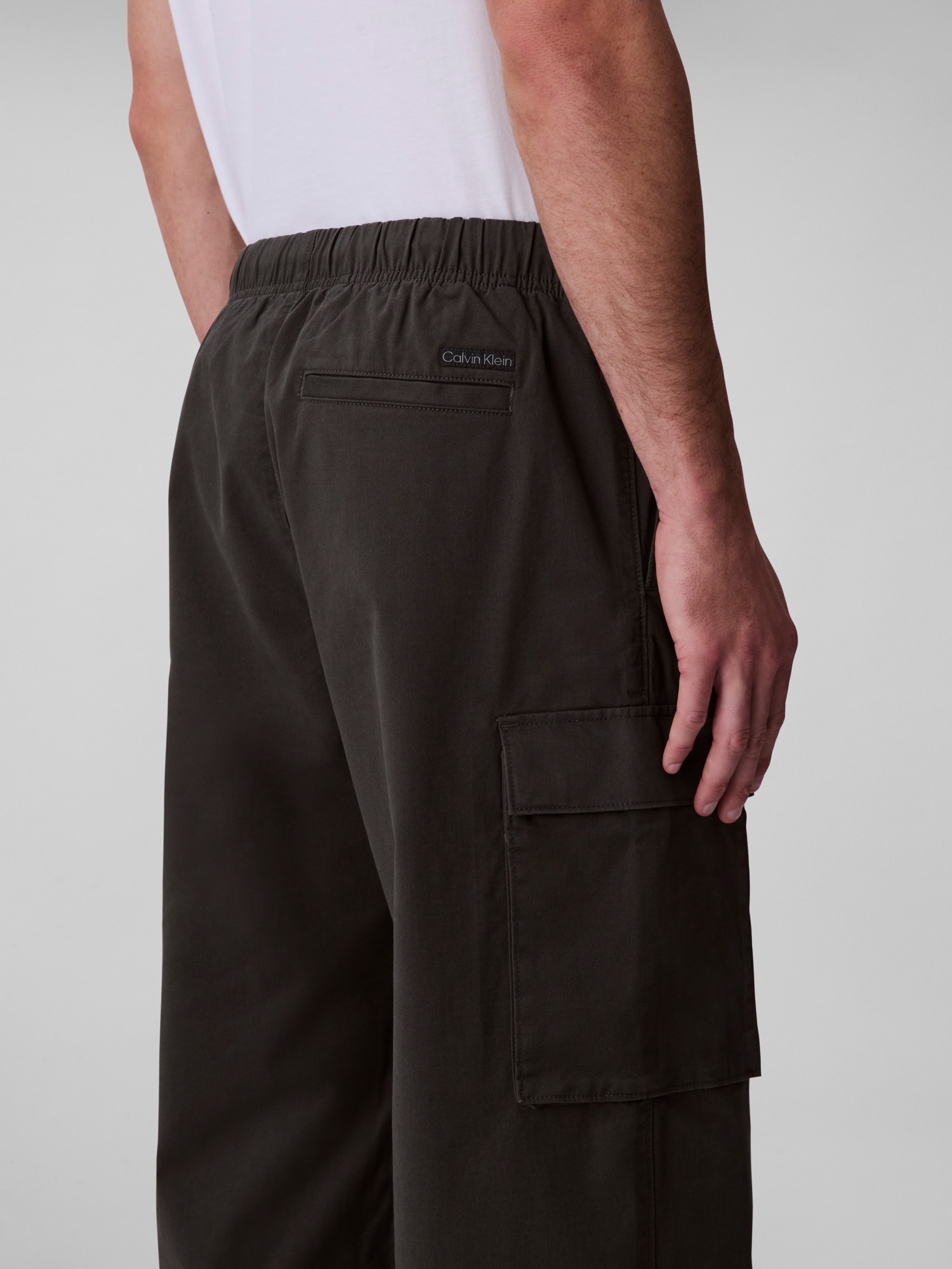 Calvin Klein Jeans Cargohose »CO PULL ON STRAIGHT CARGO PANT«, in Unifarbe