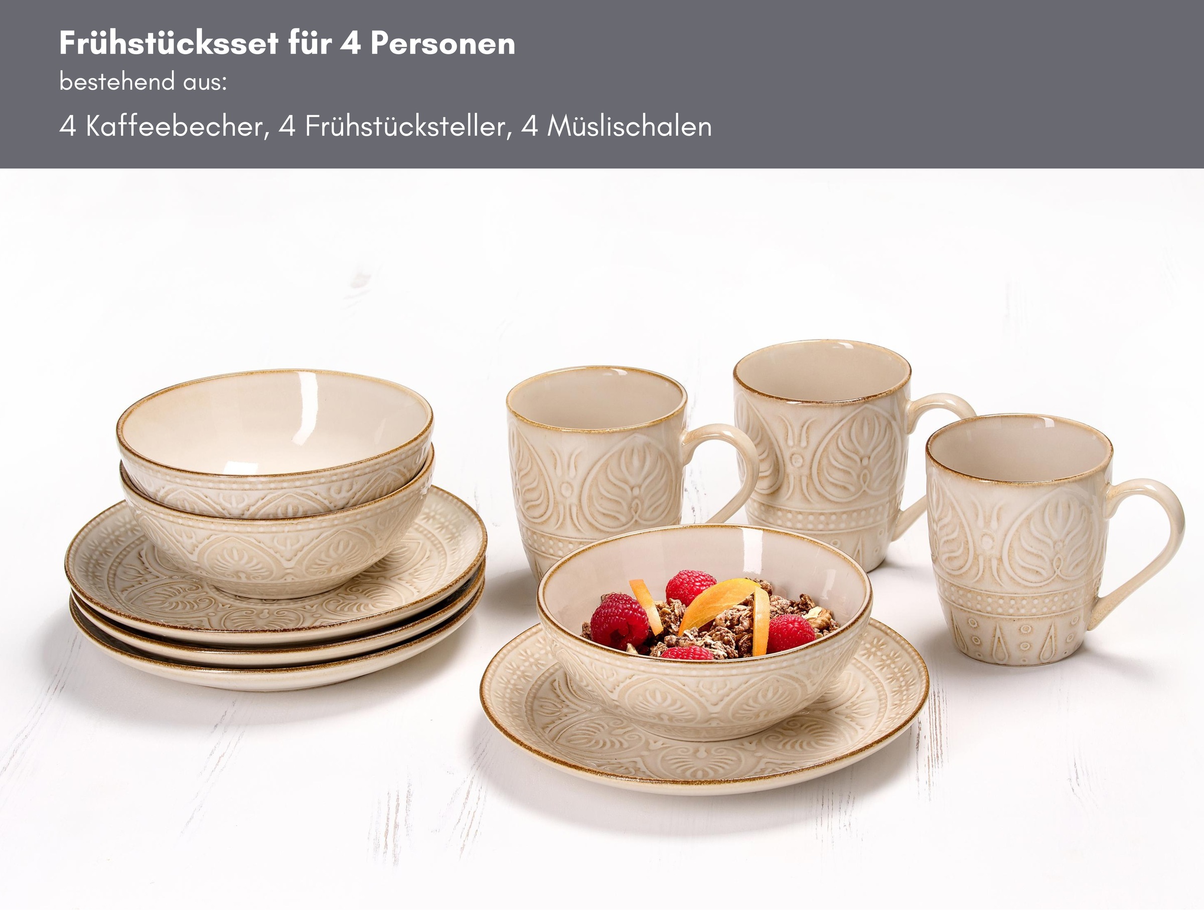 Ritzenhoff & Breker Frühstücks-Set Omara 12er Set