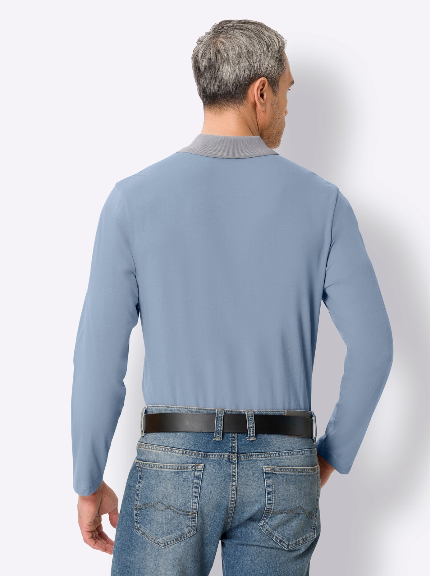 Classic Poloshirt »Langarm-Poloshirt«, (1 tlg.)