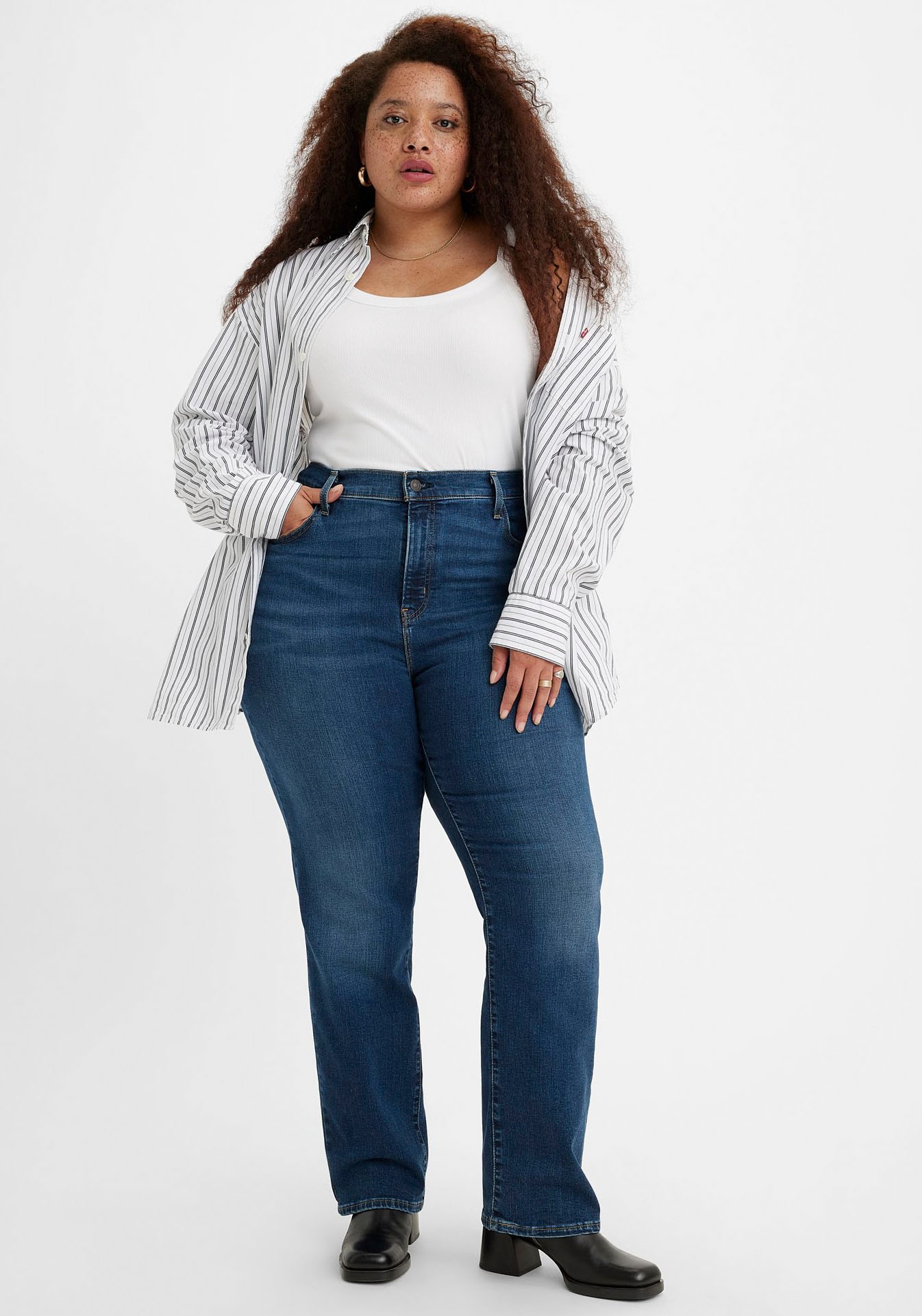 Levi's® Plus Straight-Jeans »724 PL HR STRAIGHT«