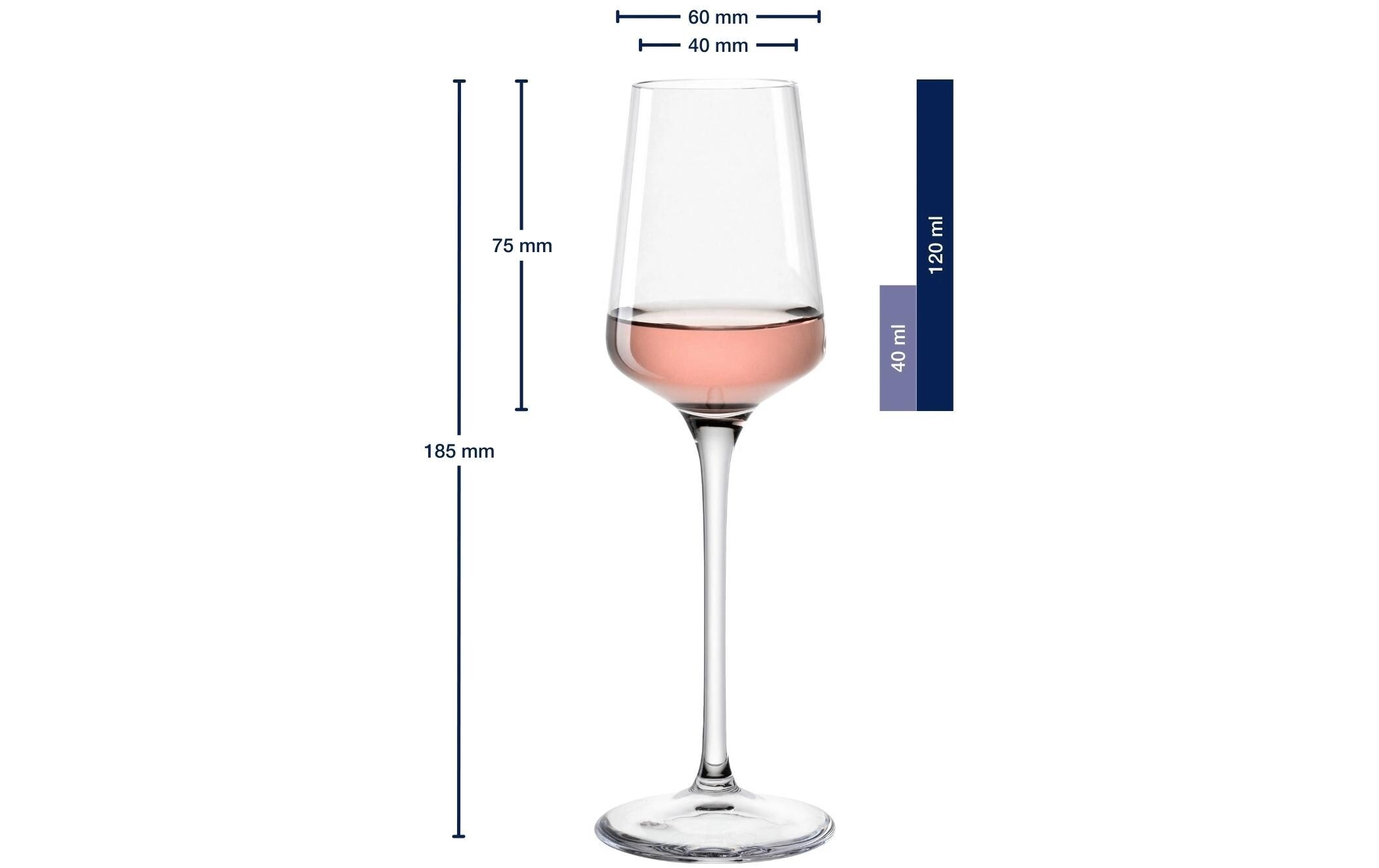LEONARDO Glas »Puccini 120 ml, 6 Stück«, (6 tlg.)