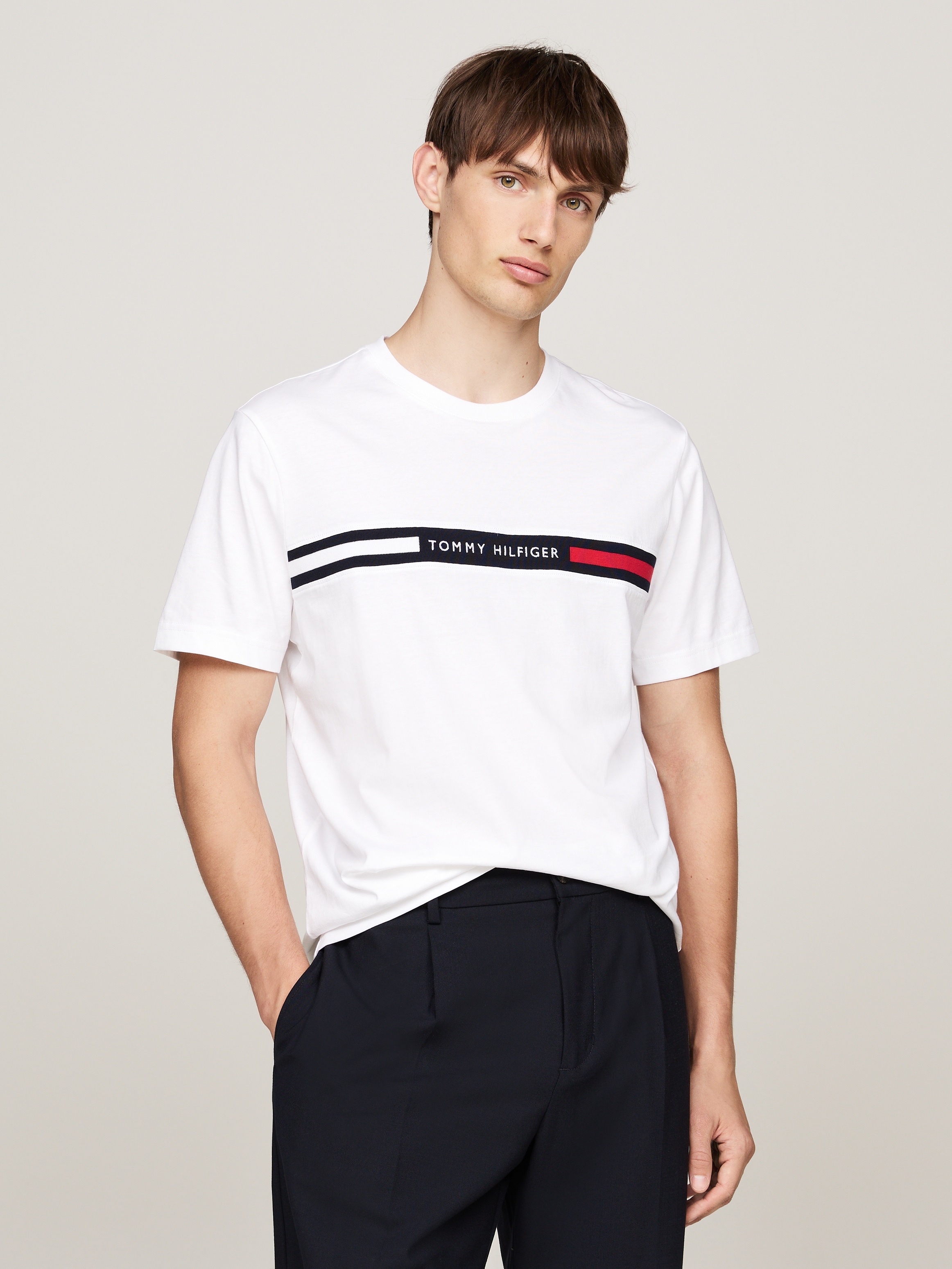 Tommy Hilfiger T-Shirt »HILFIGER CHEST INSERT TEE«