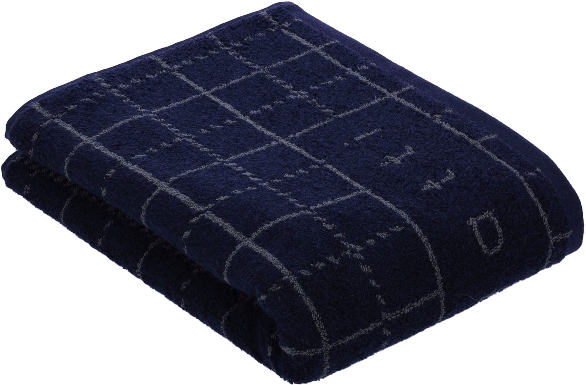 bugatti Badetuch »Perezzi« Jacquard in smartem Karolook