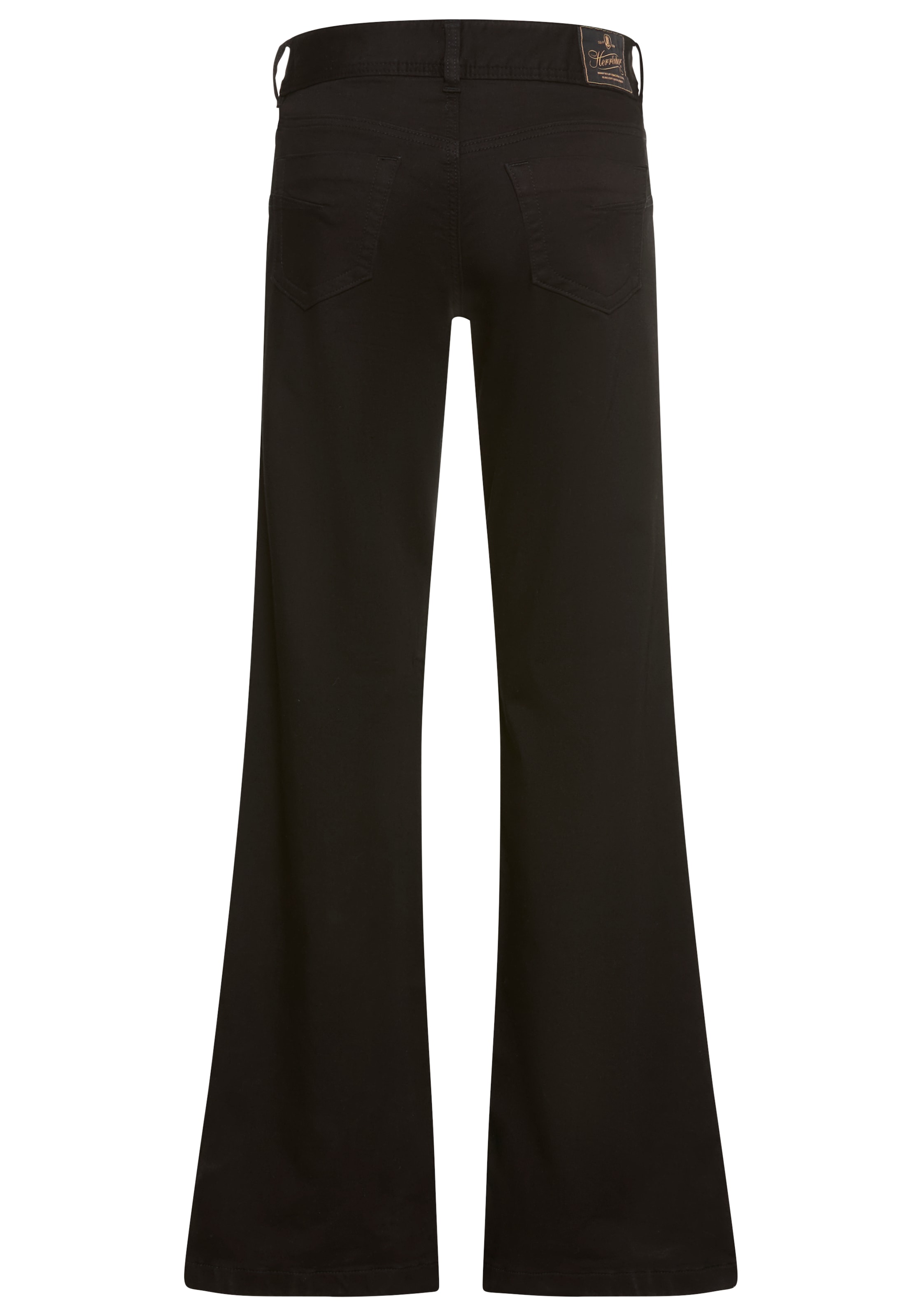 Herrlicher 5-Pocket-Jeans »Edna Denim Black Jogg«, im Flared Fit, Mid Waist