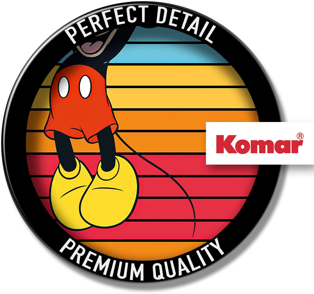 Komar Vliestapete »Digitaldruck Vlies - Mickey Magic Rainbow - Grösse 300 x 250 cm«, bedruckt, Kinderzimmer