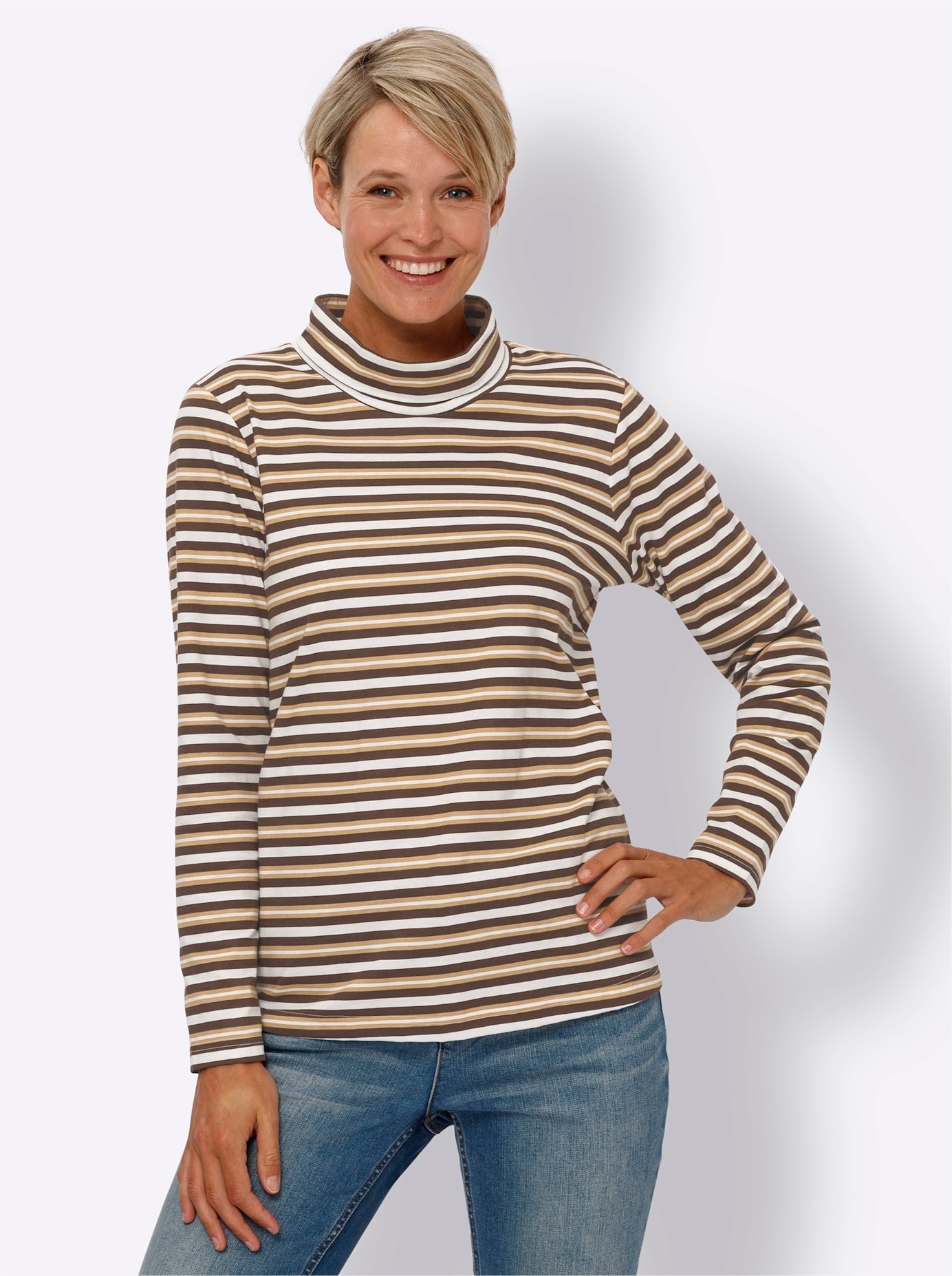 Classic Basics Rollkragenshirt »Rollkragen-Shirt«, (1 tlg.)