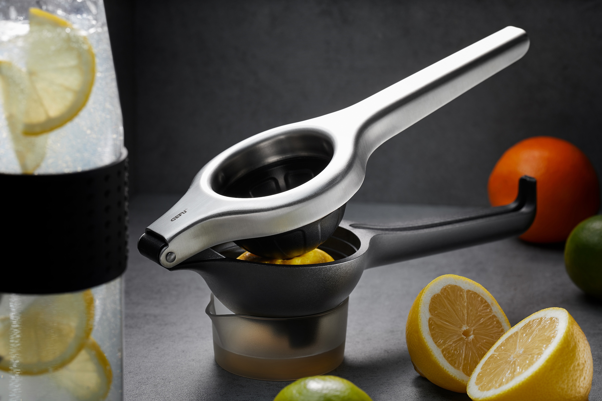 GEFU Zitruspresse »LEMON PRO«, Edelstahl, bis zu einer Fruchtgrösse von 8,4 cm Durchmesser