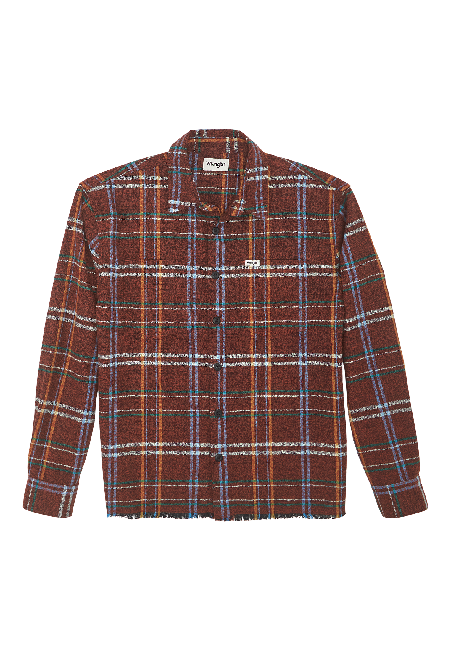 Wrangler Langarmhemd »FRAYED PLAID SHIRT«, mit Karomuster