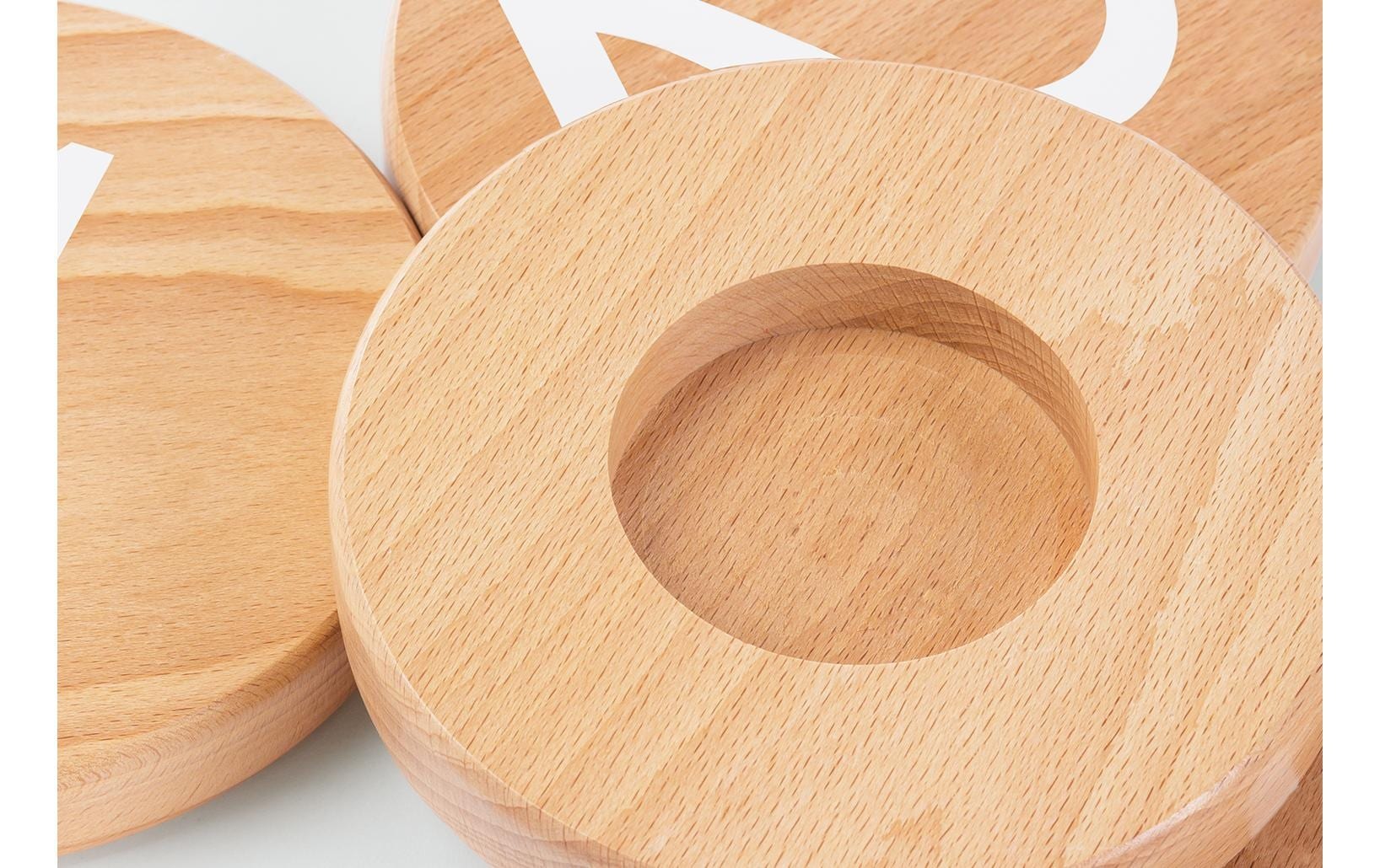 Lernspielzeug »Pinolino Balance Steine mit Zahlen «Kari» 4-teilig«, Holzart: Buche